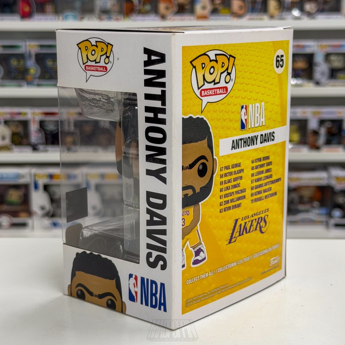 Funko Pop NBA Basketball Los Angeles Lakers Anthony Davis 65 Toy Vinyl Figure