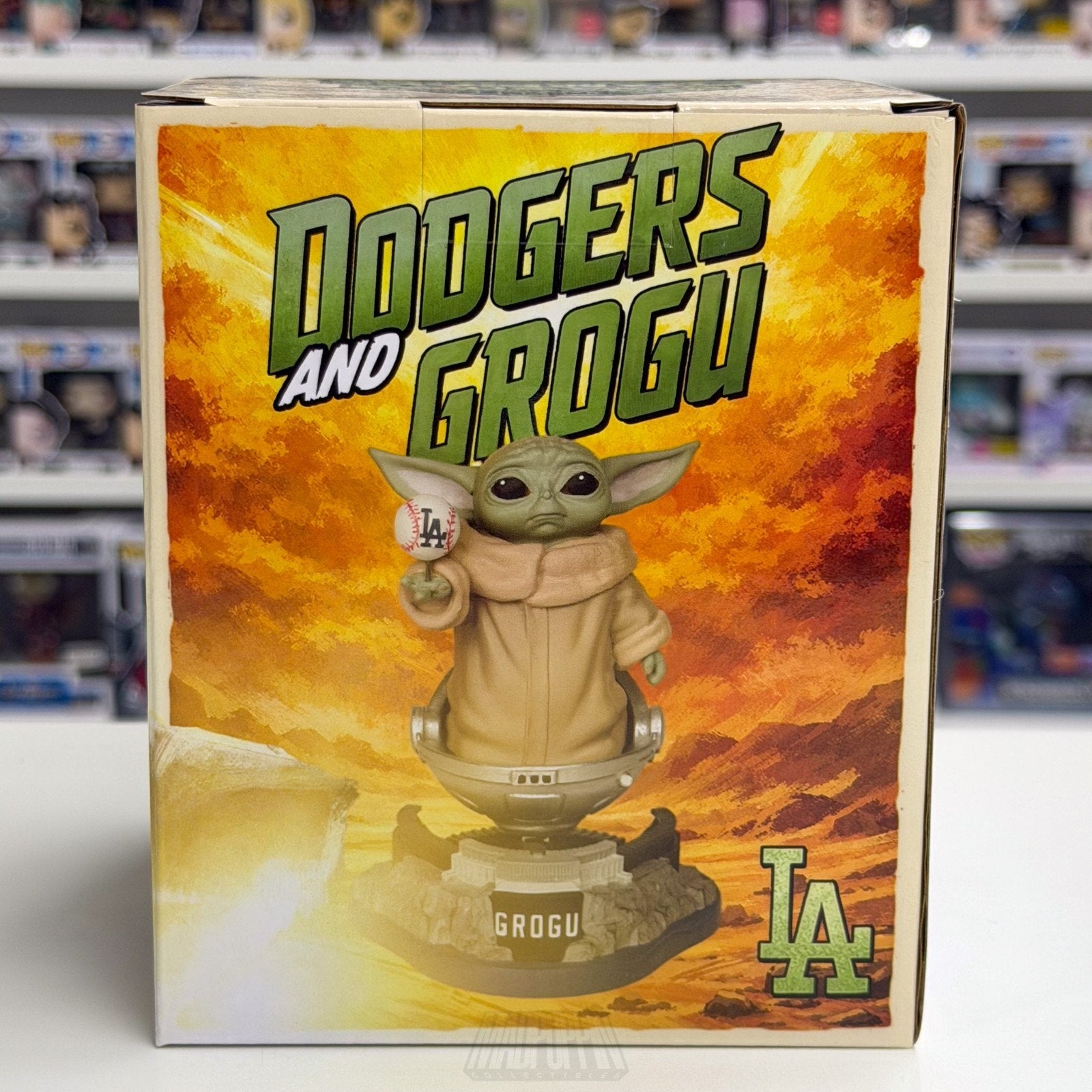 Los Angeles Dodgers Star Wars Grogu Bobblehead Exclusive Giveaway Baby Yoda Toy