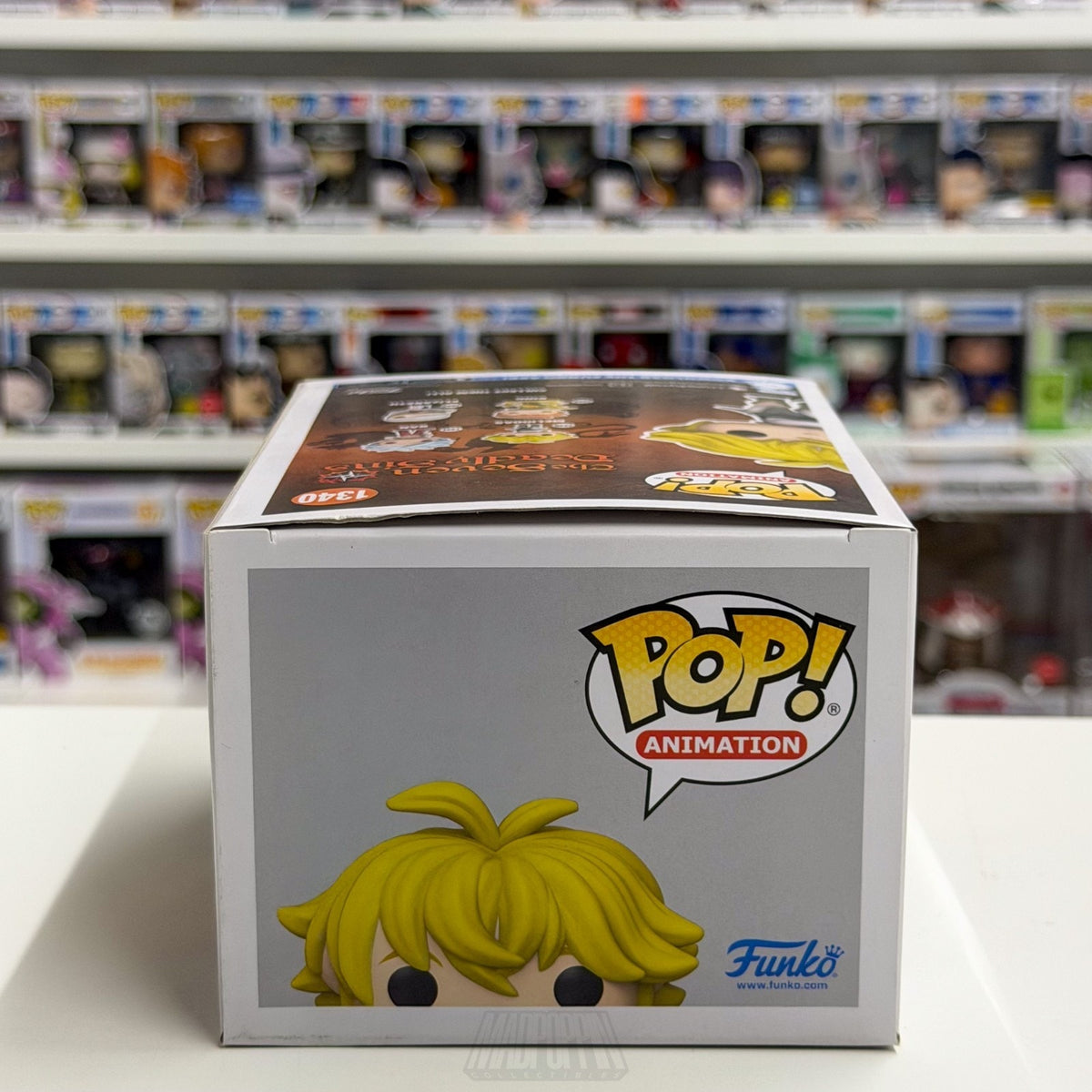 Funko Pop Anime Seven Deadly Sins Meliodas Full Counter Pose 1340 Vinyl Figure