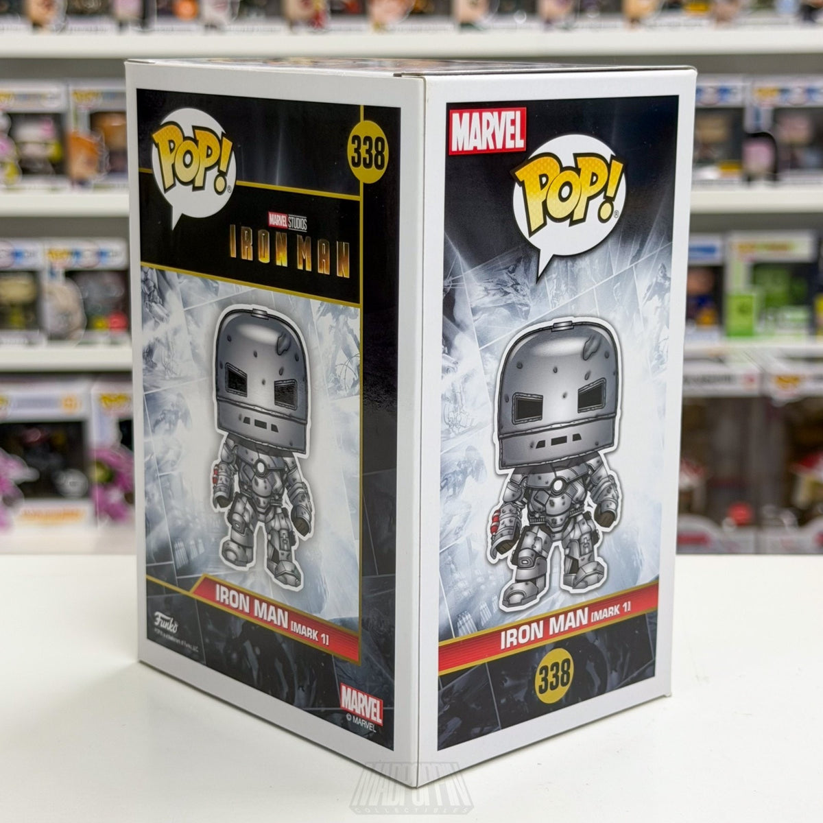 Funko Pop Marvel Studios First Ten Years Iron Man Mark 1 SDCC 338 Vinyl Figure