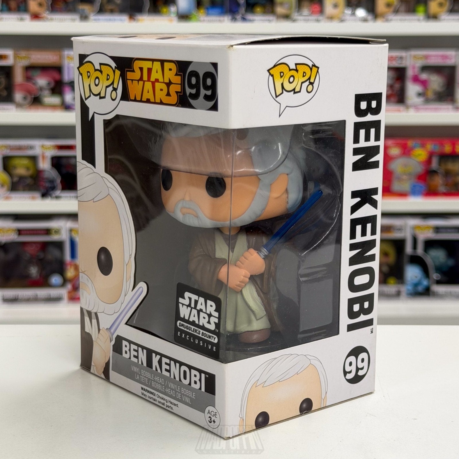 Funko Pop Star Wars Ben Kenobi Smuggler's Bounty 99 Jedi Knight Toy Vinyl Figure