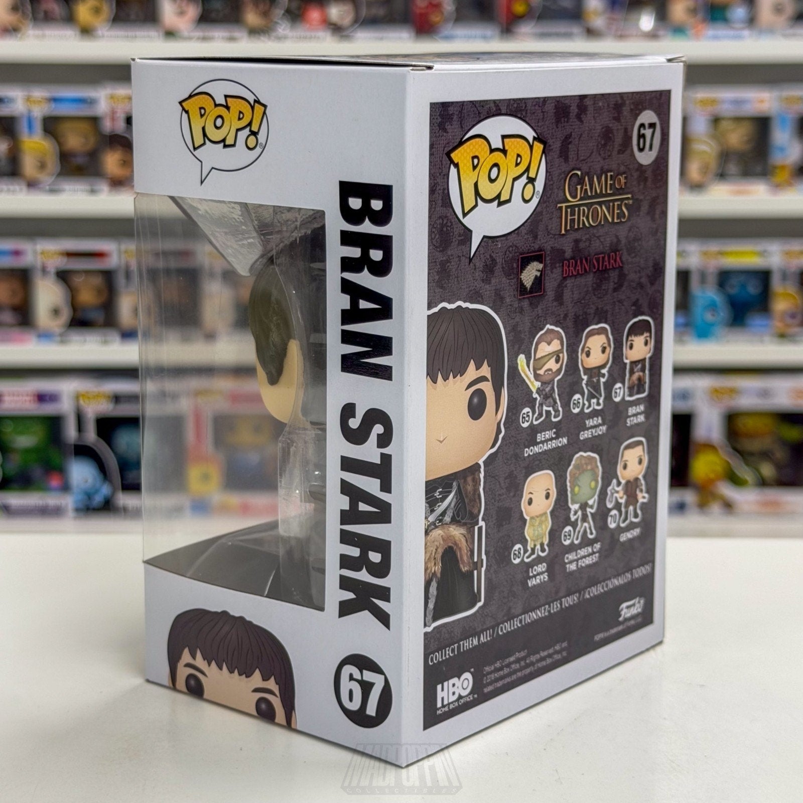 Funko Pop TV HBO Game of Thrones Bran Stark Three-Eyed Raven 67 Toy Vinyl Figure