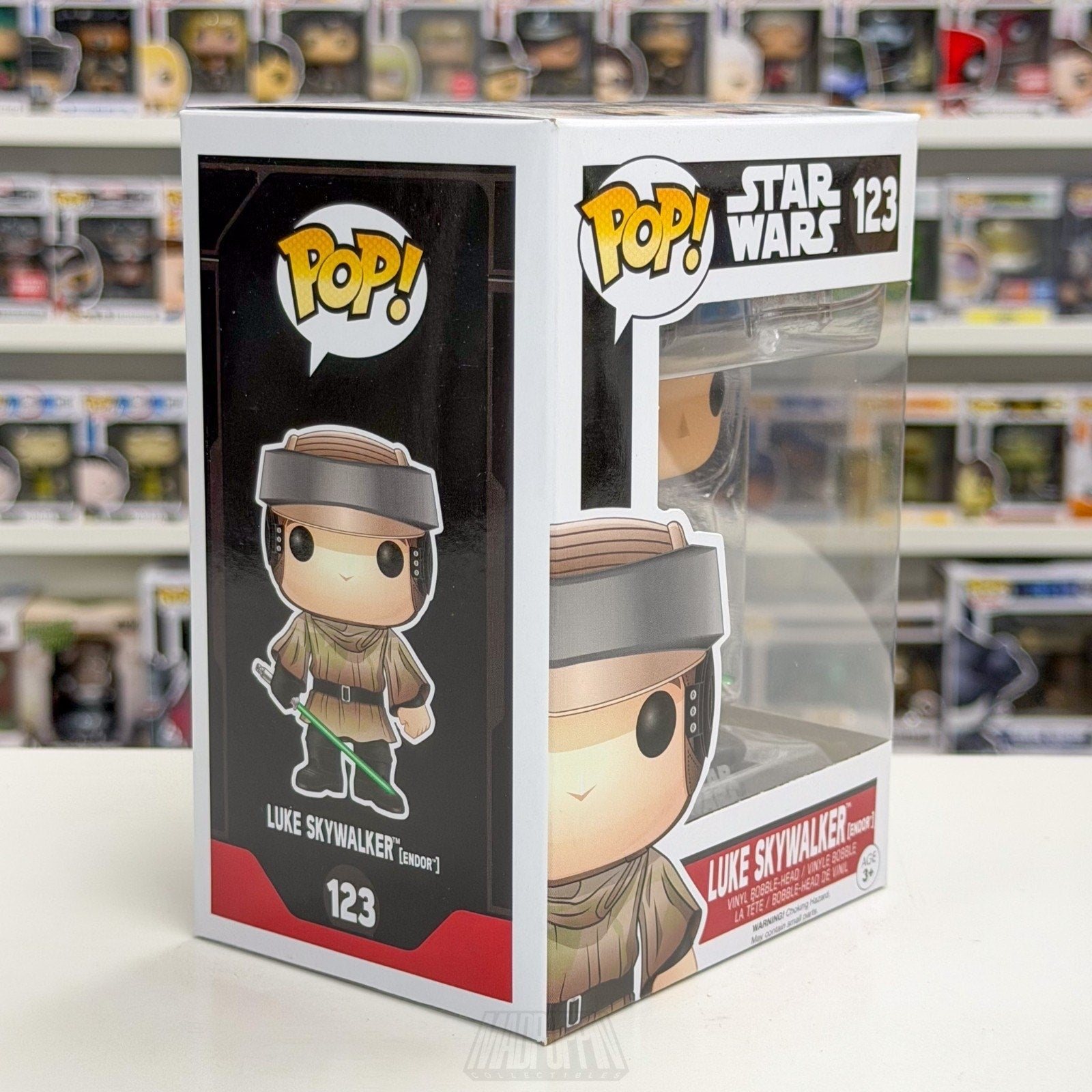 Funko Pop Star Wars Return of the Jedi Luke Skywalker Endor 123 ROTJ Toy Figure