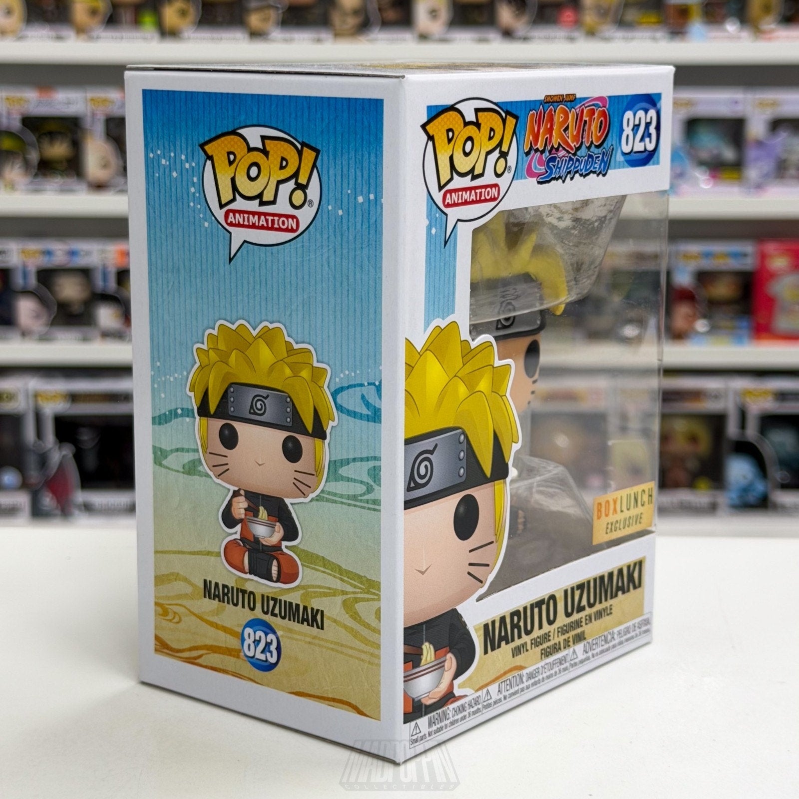 Funko Pop Anime Naruto Uzumaki Eating Noodles BoxLunch 823 Manga Vinyl Figure