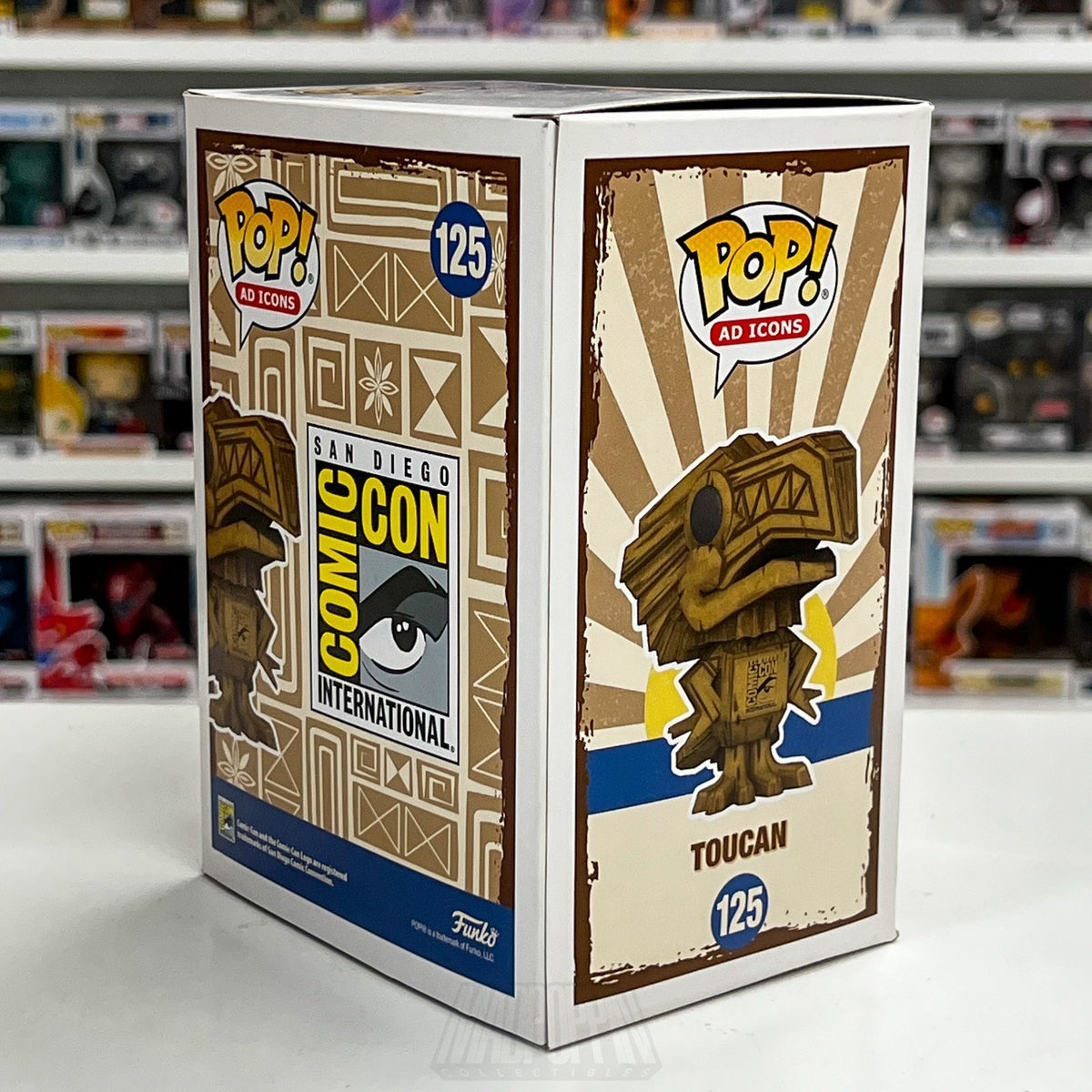 Funko Pop Ad Icons San Diego Comic Con SDCC Toucan Tiki 125 Official Toy Figure
