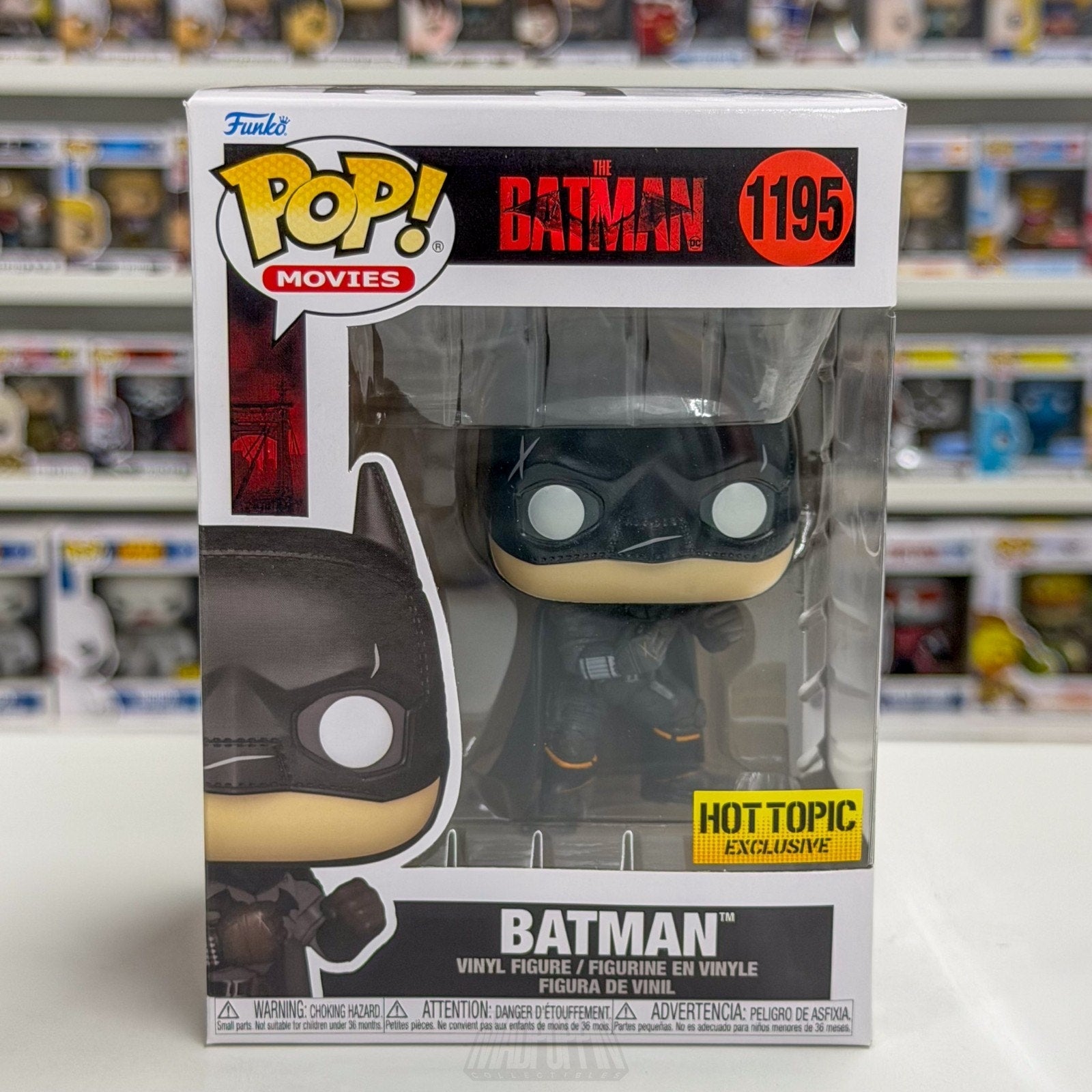 Funko Pop DC Movies Batman Battle Damage Hot Topic 1195 Detective Vinyl Figure