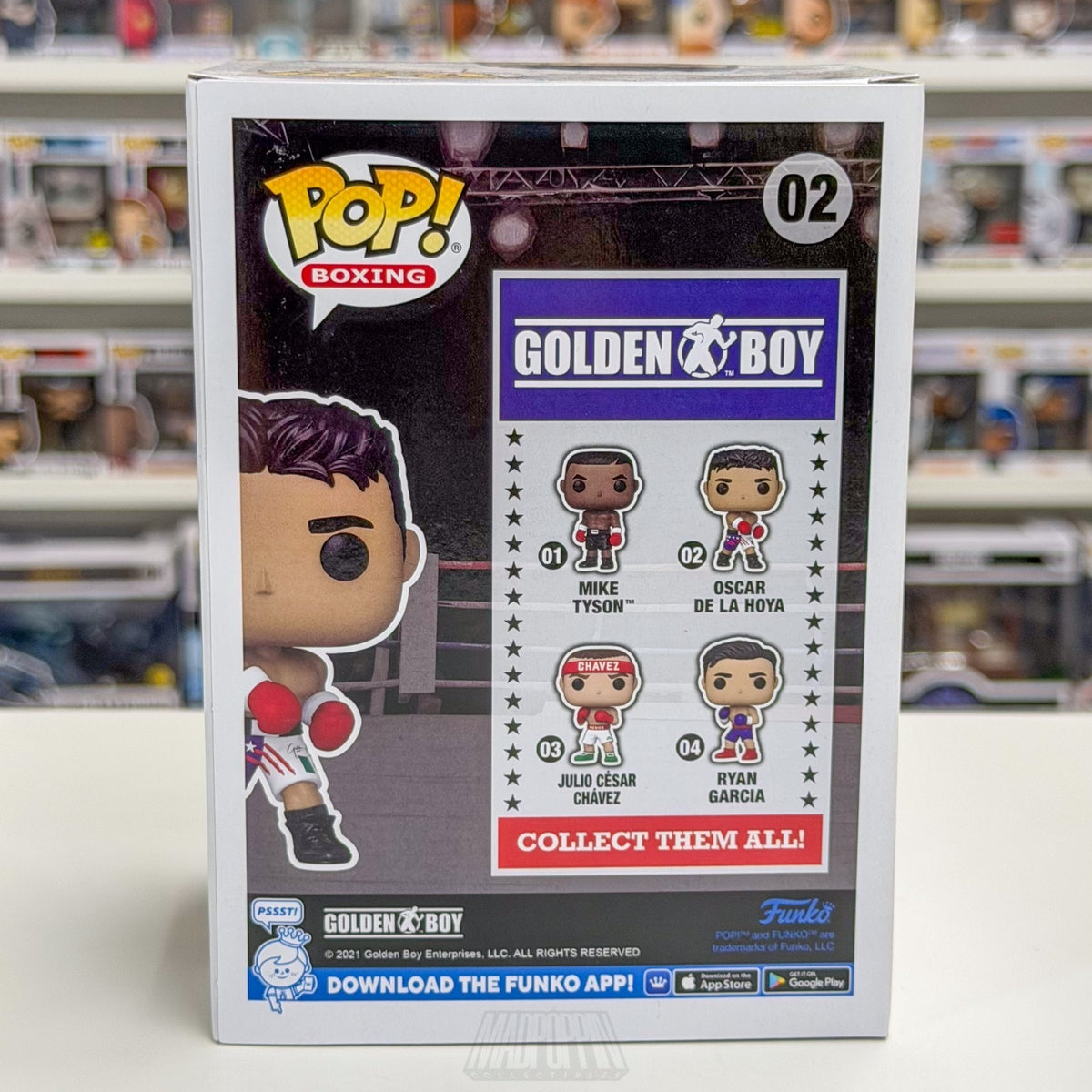 Funko Pop Boxing Golden Boy Oscar De La Hoya 02 Champion Toy Vinyl Figure