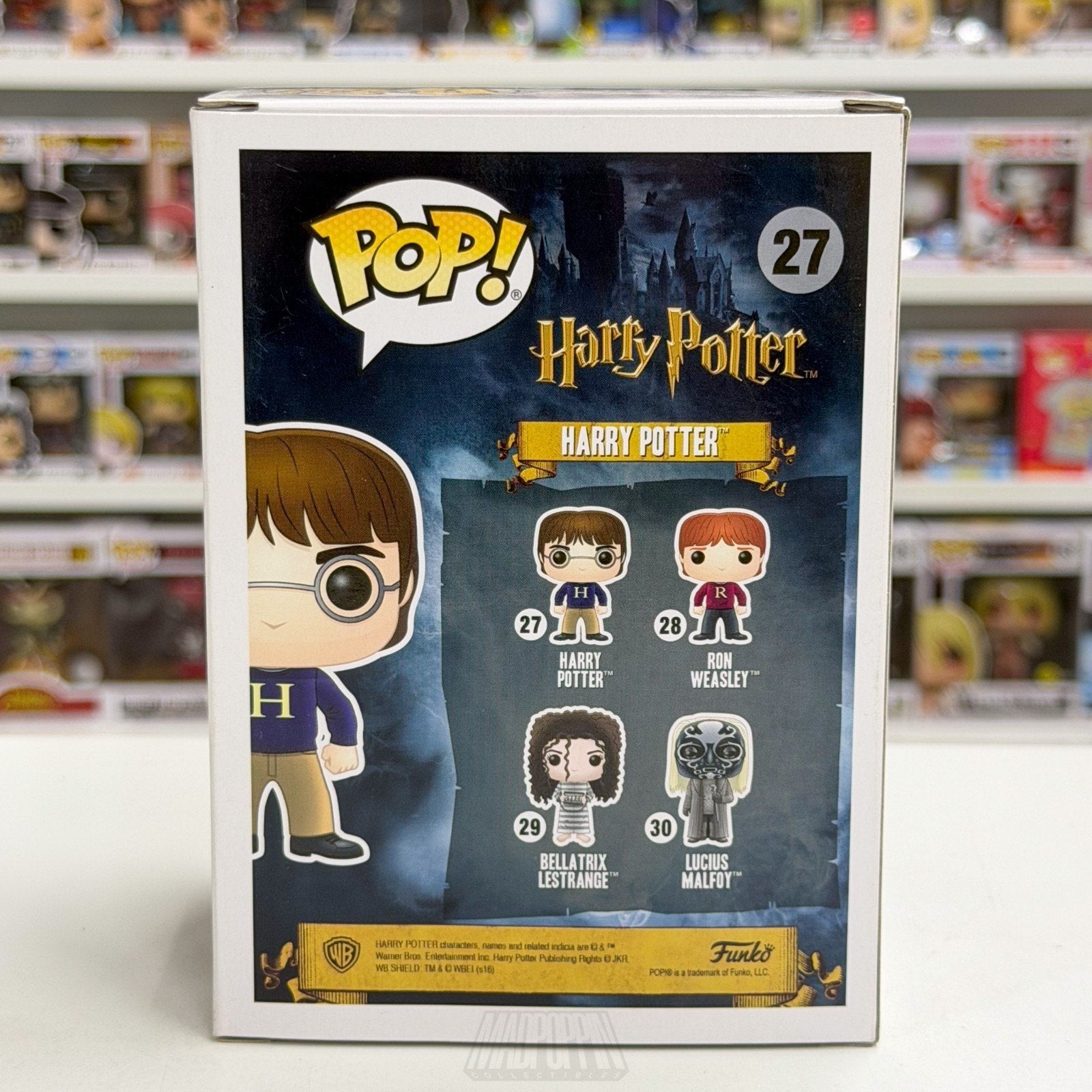 Funko Pop Harry Potter Purple Sweater Hot Topic 27 Magic Wizard Toy Vinyl Figure