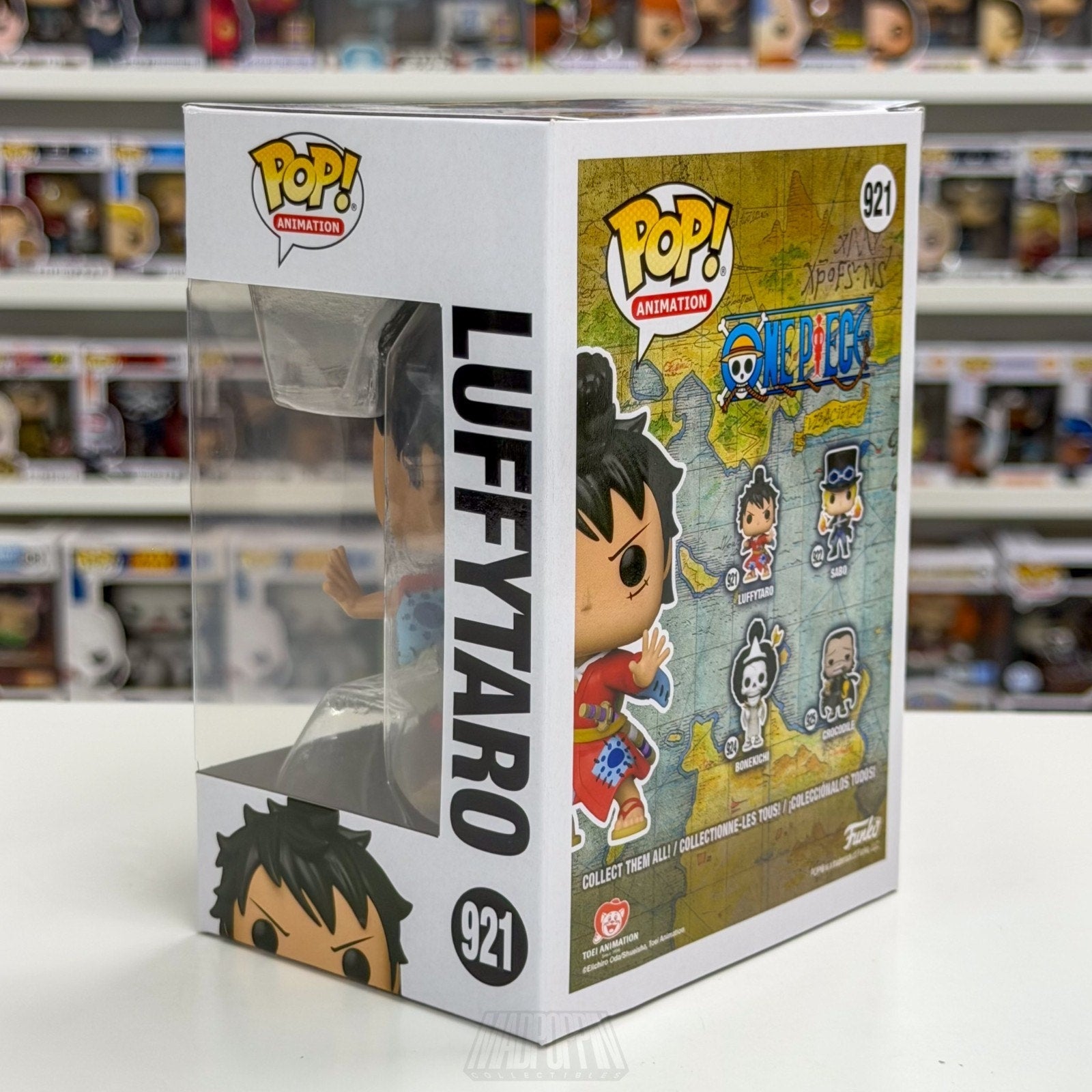Funko Pop Anime One Piece Luffytaro Kimono 921 Japanese Manga Toy Vinyl Figure