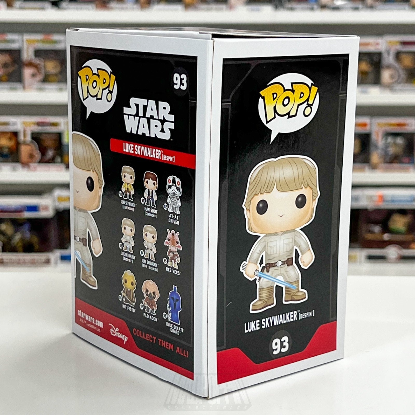 Funko Pop Star Wars Luke Skywalker Bespin 93 Jedi Knight Lightsaber Vinyl Figure