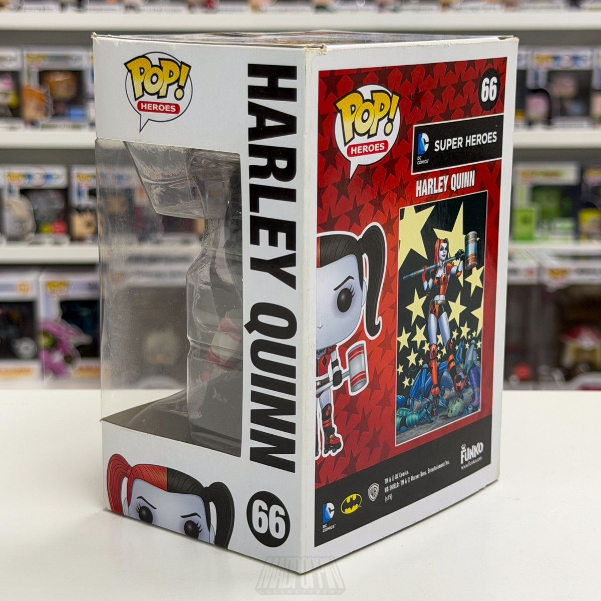 Funko Pop DC Super Heroes Harley Quinn New 52 Roller Derby 66 Toy Vinyl Figure