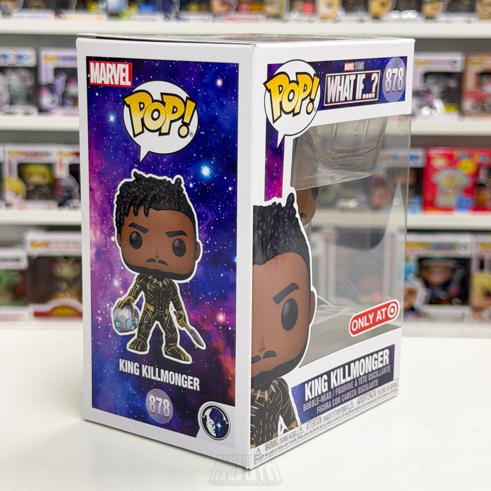 Funko Pop Marvel What If King Killmonger Target 878 Black Panther Wakanda Figure