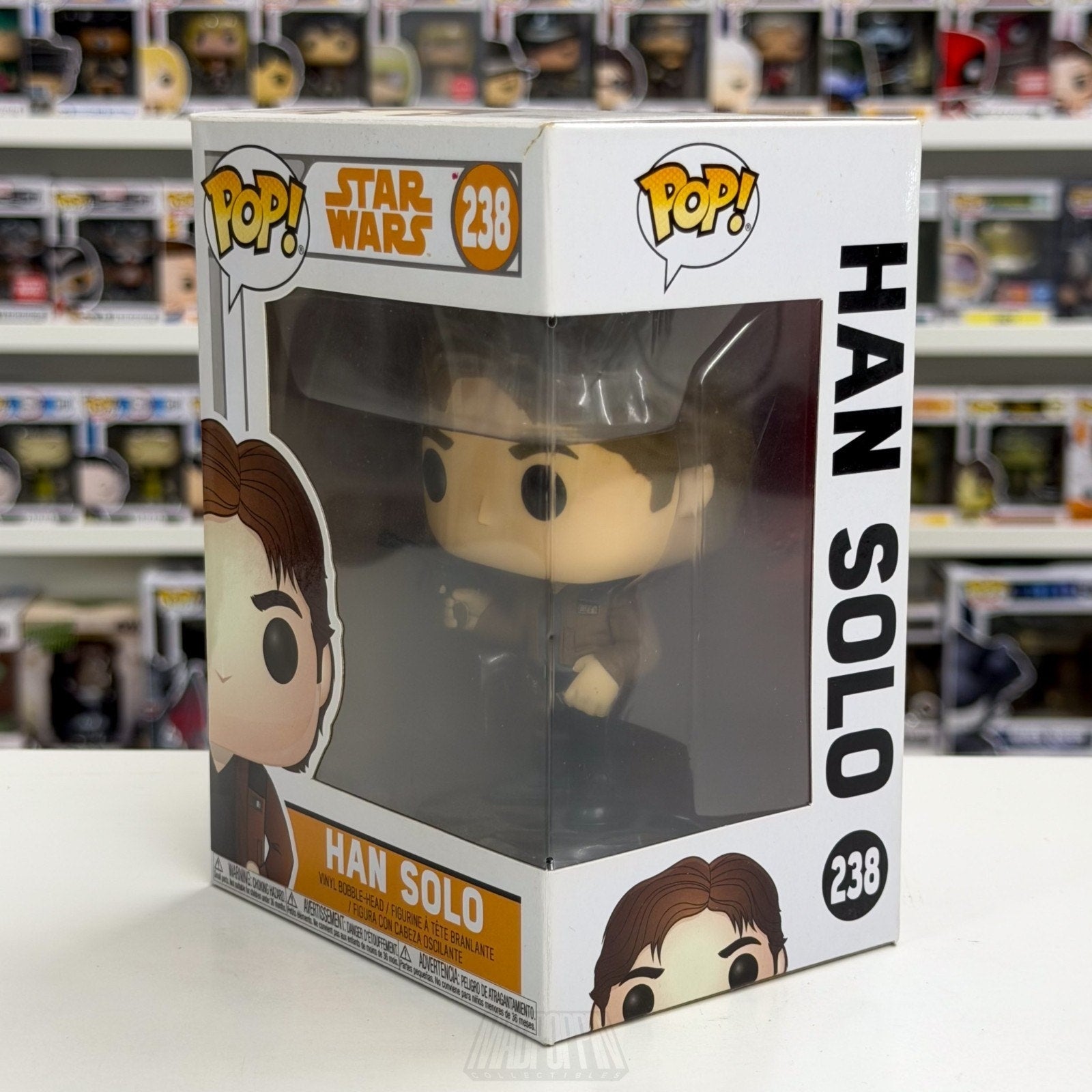 Funko Pop Star Wars Han Solo 238 Origin Story Pilot Smuggler Toy Vinyl Figure