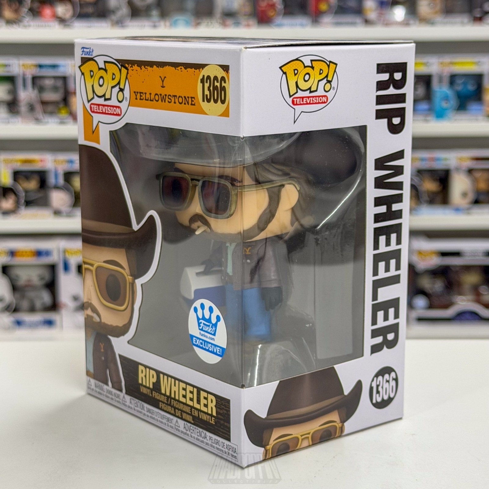 Funko Pop TV Yellowstone Rip Wheeler Exclusive 1366 Western Drama Vinyl Figure