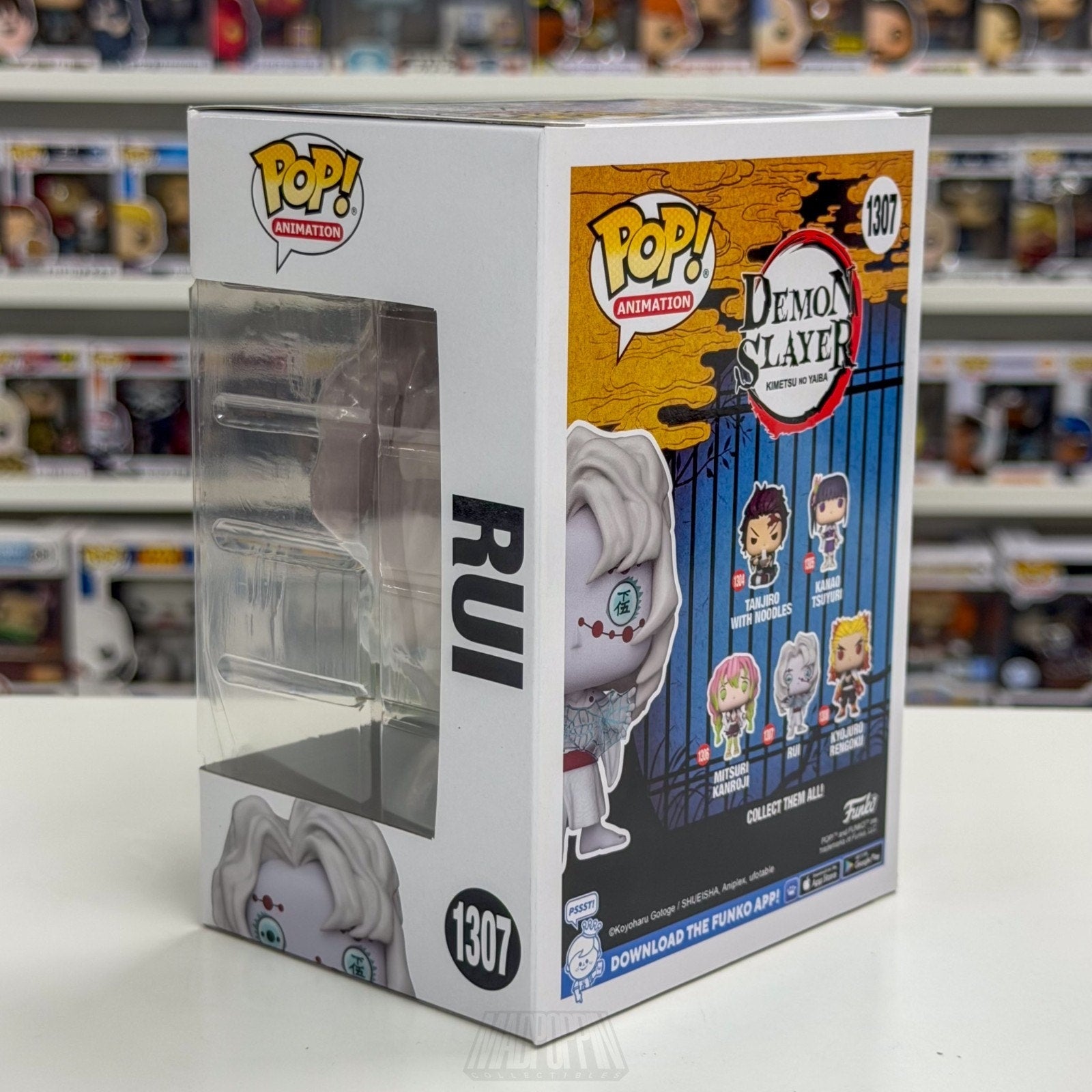 Funko Pop Anime Demon Slayer Rui Ayaki 1307 Japanese Manga Toy Vinyl Figure