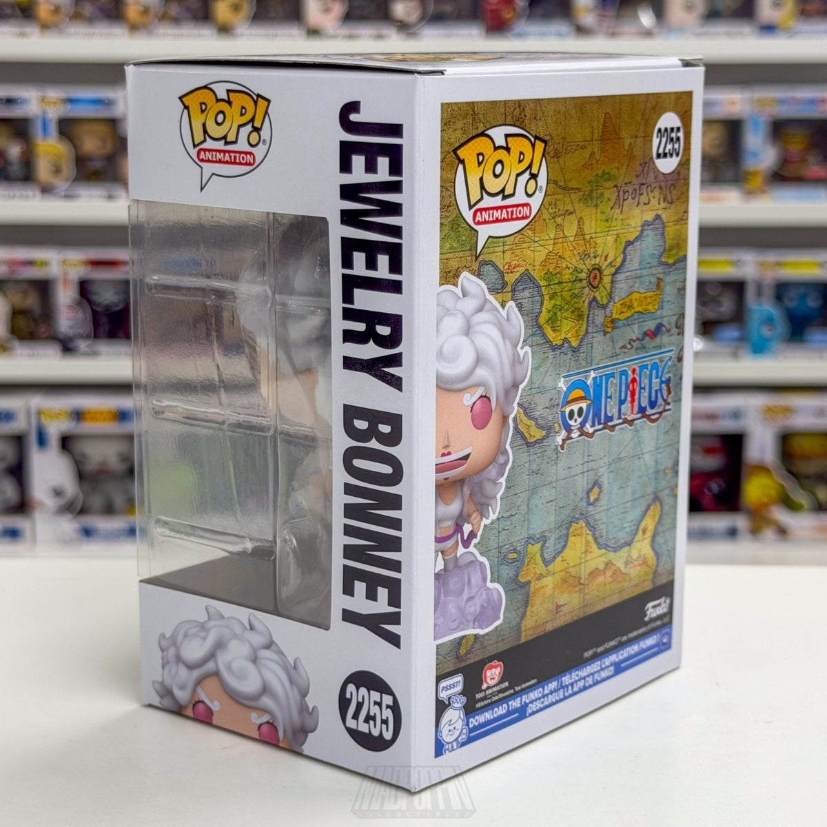 Funko Pop Anime One Piece Jewelry Bonney Nika Form Glow 2255 Manga Vinyl Figure