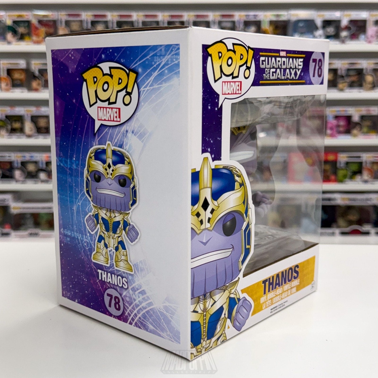 Funko Pop Marvel Guardians of the Galaxy Thanos 78 Mad Titan Toy Vinyl 6" Figure