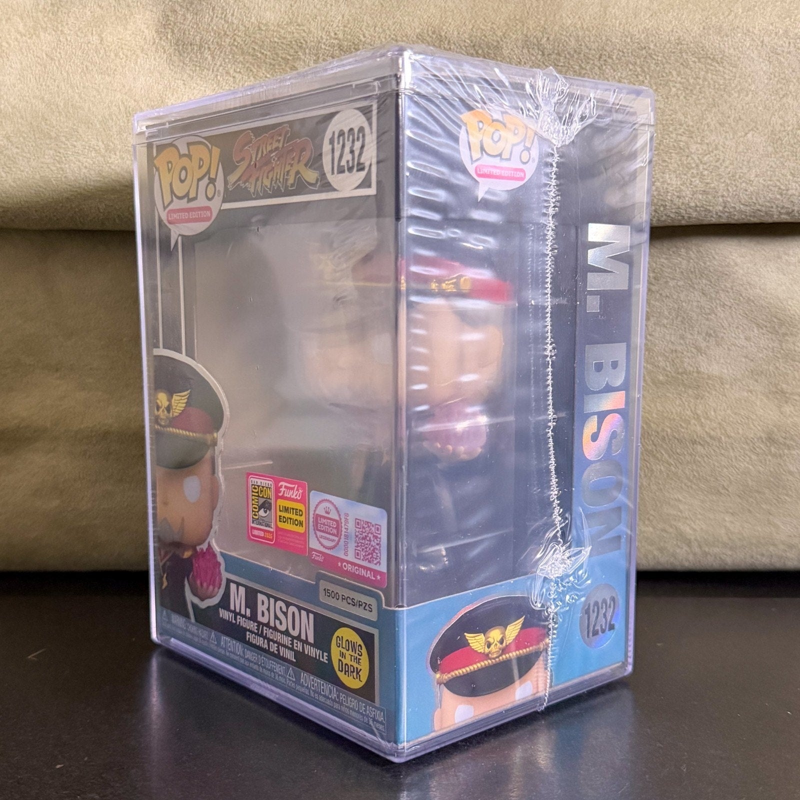 Funko Pop Street Fighter M. Bison Glow 1232 LE 1500 SDCC 2026 LEGENDARY Figure