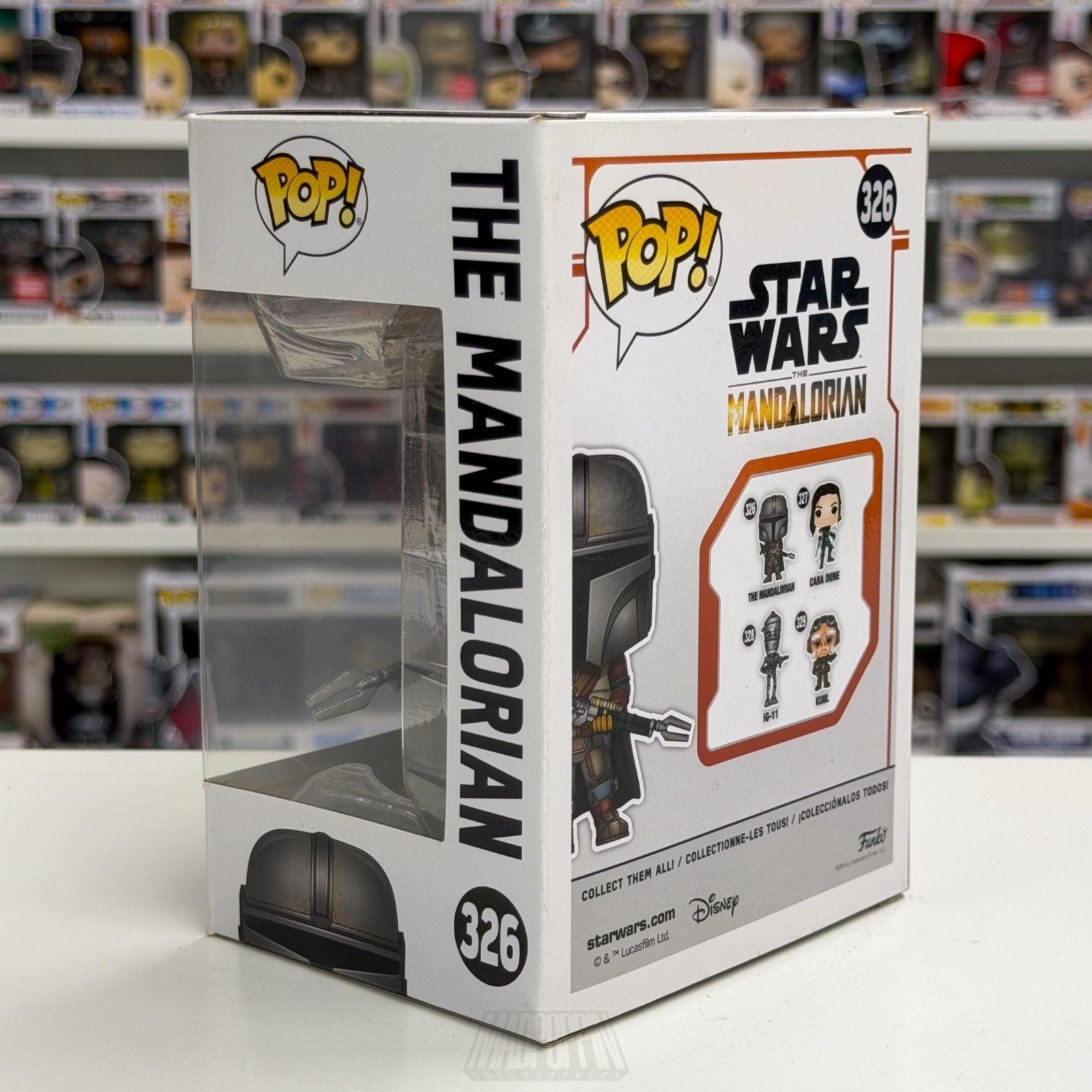 Funko Pop The Mandalorian 326 Din Djarin Bounty Hunter Disney+ Toy Vinyl Figure