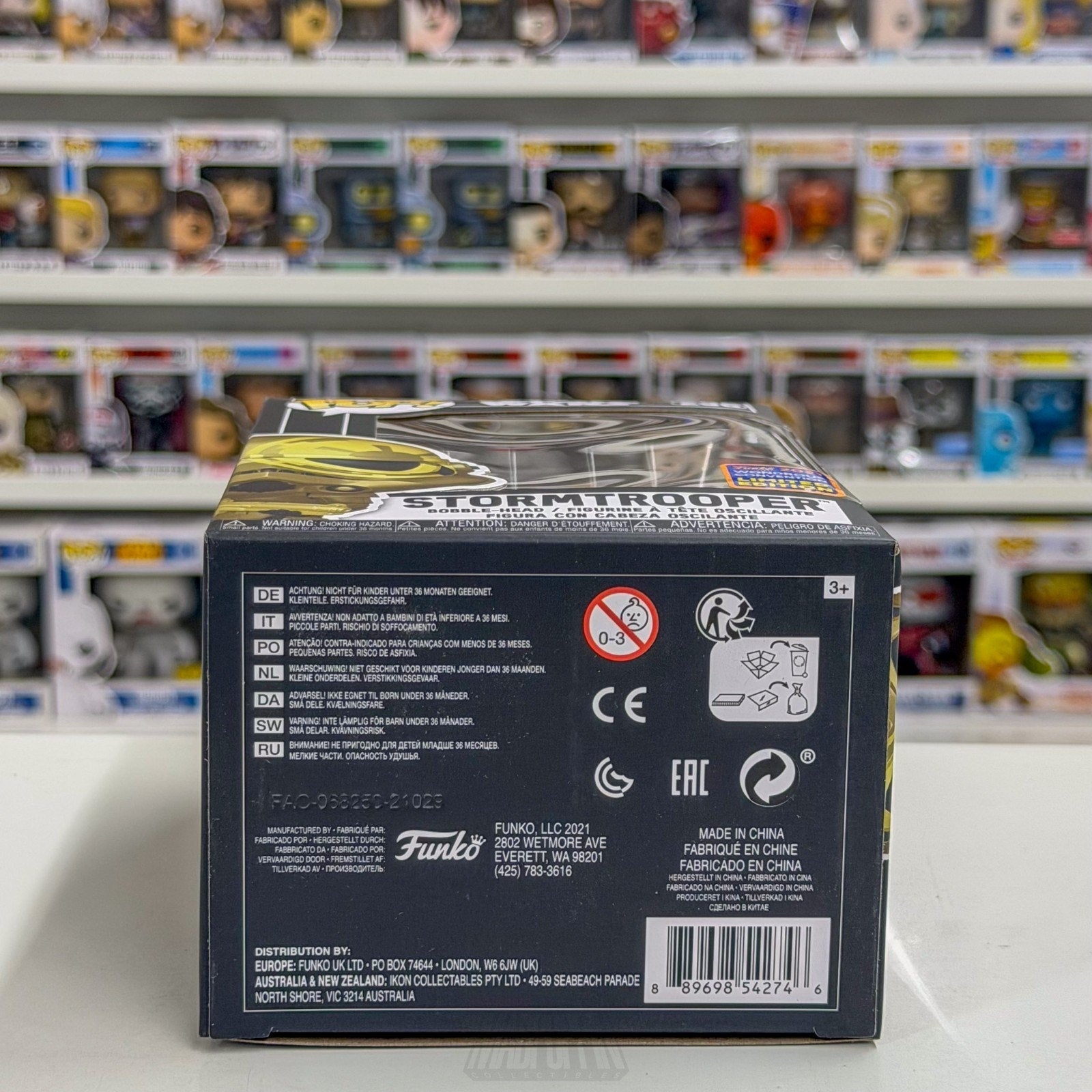 Funko Pop Star Wars Stormtrooper Gold WonderCon 296 Galactic Empire Vinyl Figure
