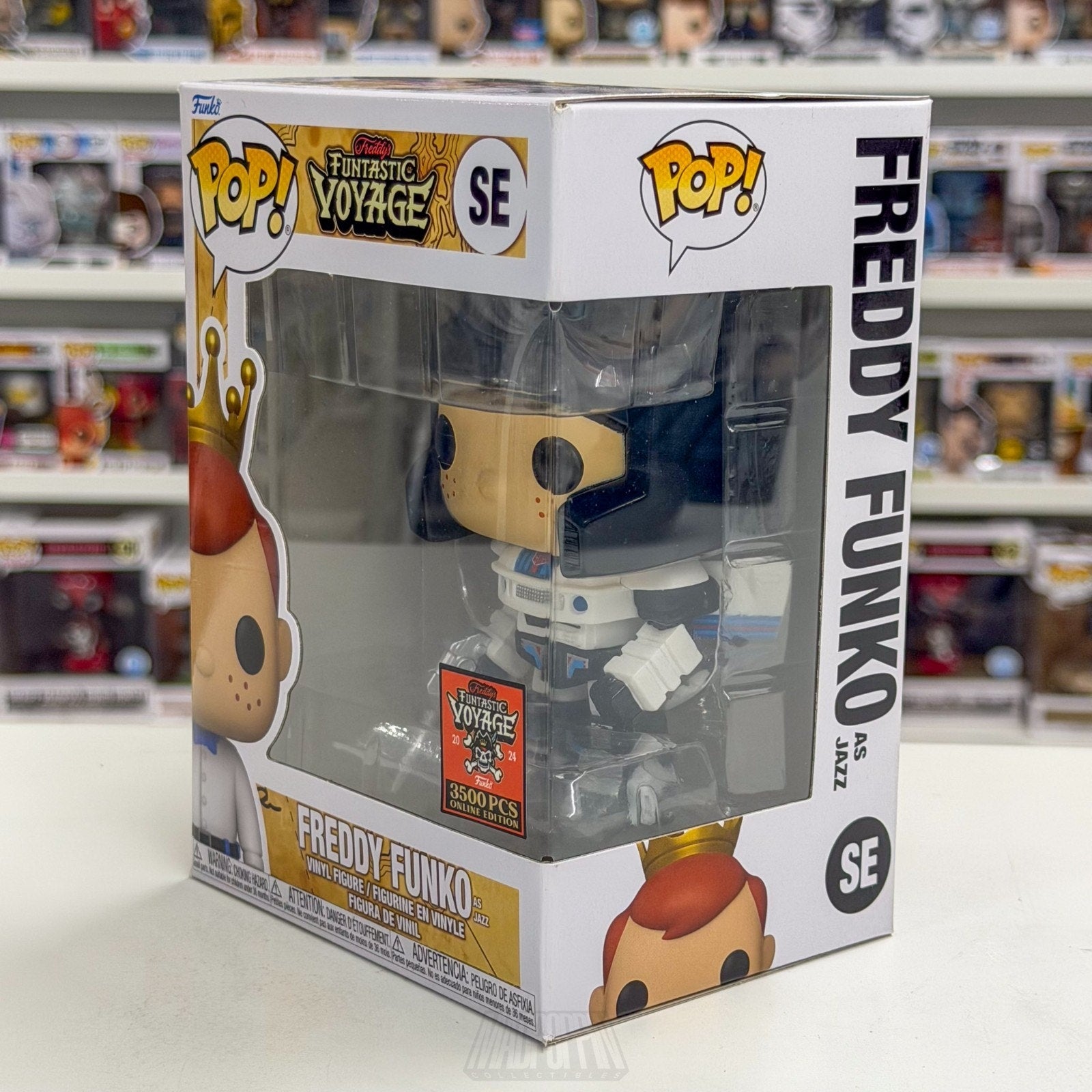 Funko Pop Fundays Funtastic Voyage Freddy as Jazz SE Transformers Vinyl Figure