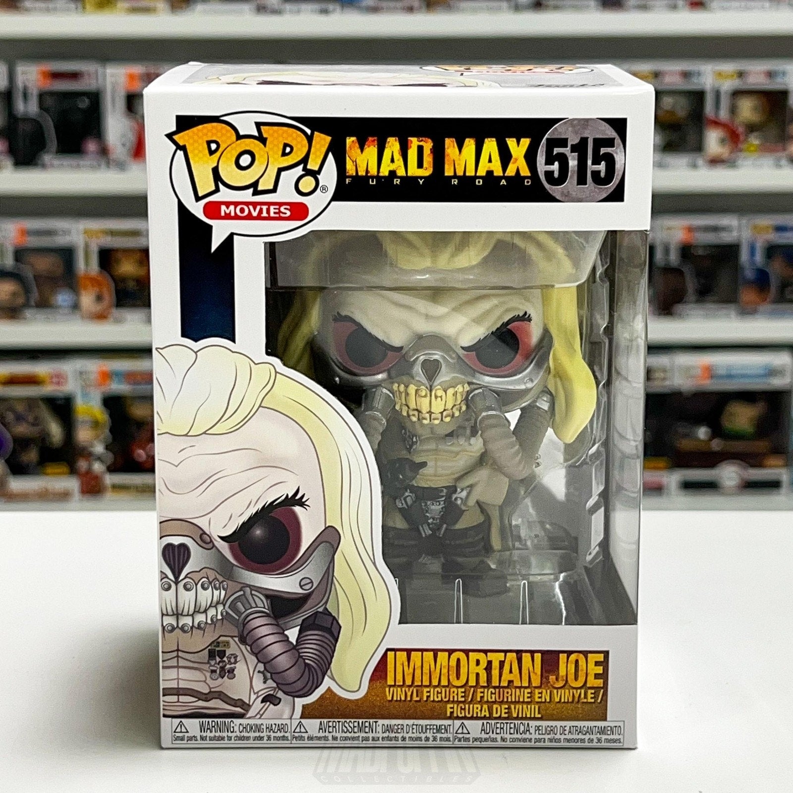 Funko Pop Movies Mad Max Fury Road Immortan Joe 515 Post-apocalyptic Toy Figure