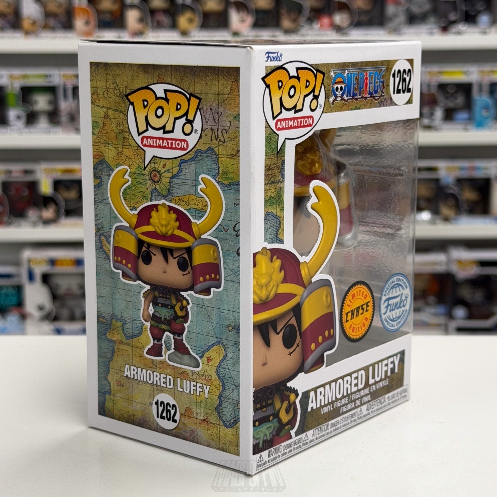 Funko Pop Anime One Piece Armored Luffy Special Edition Chase 1262 Vinyl Figure