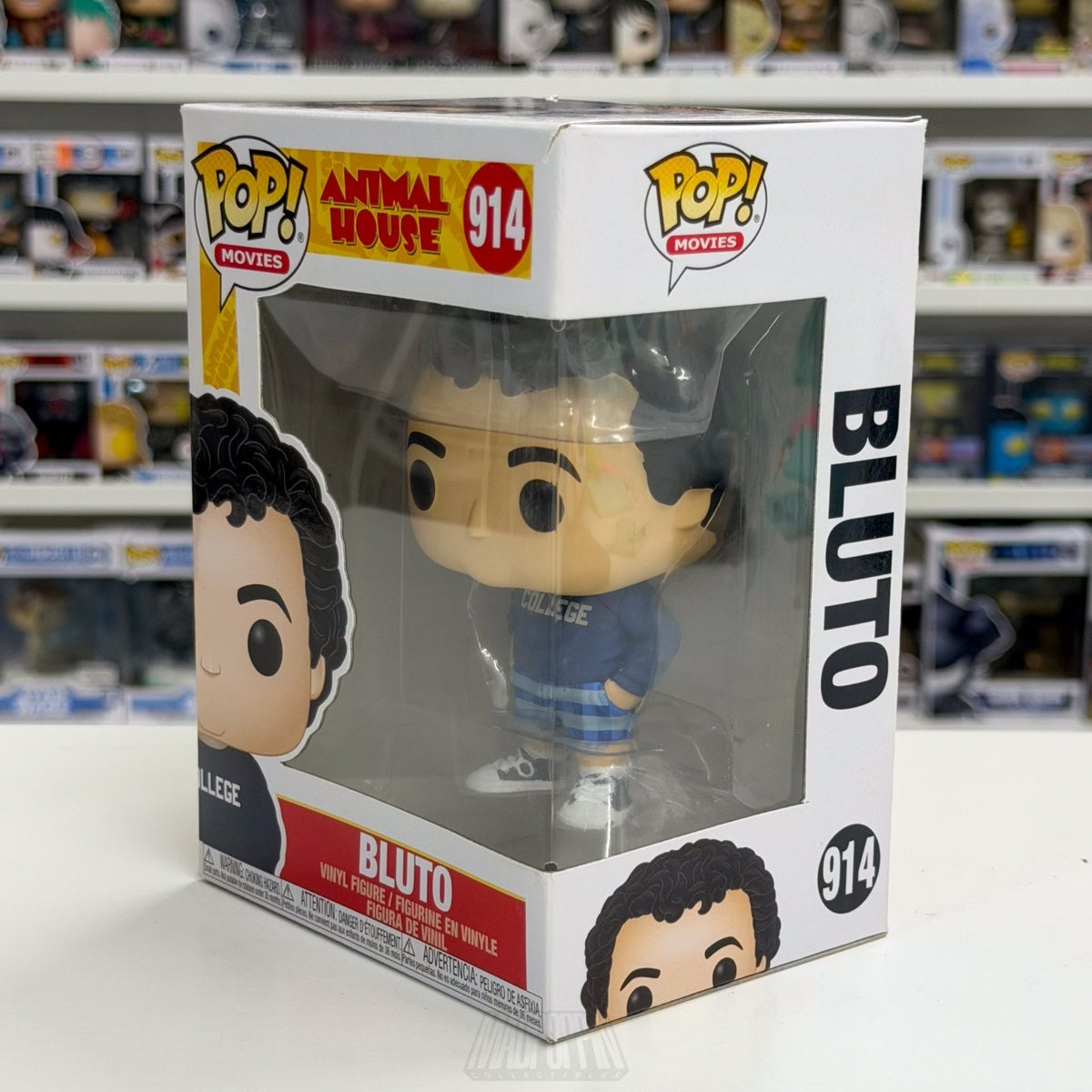 Funko Pop Movies Animal House Bluto College Sweater 914 80s Comedy Vinyl Figure