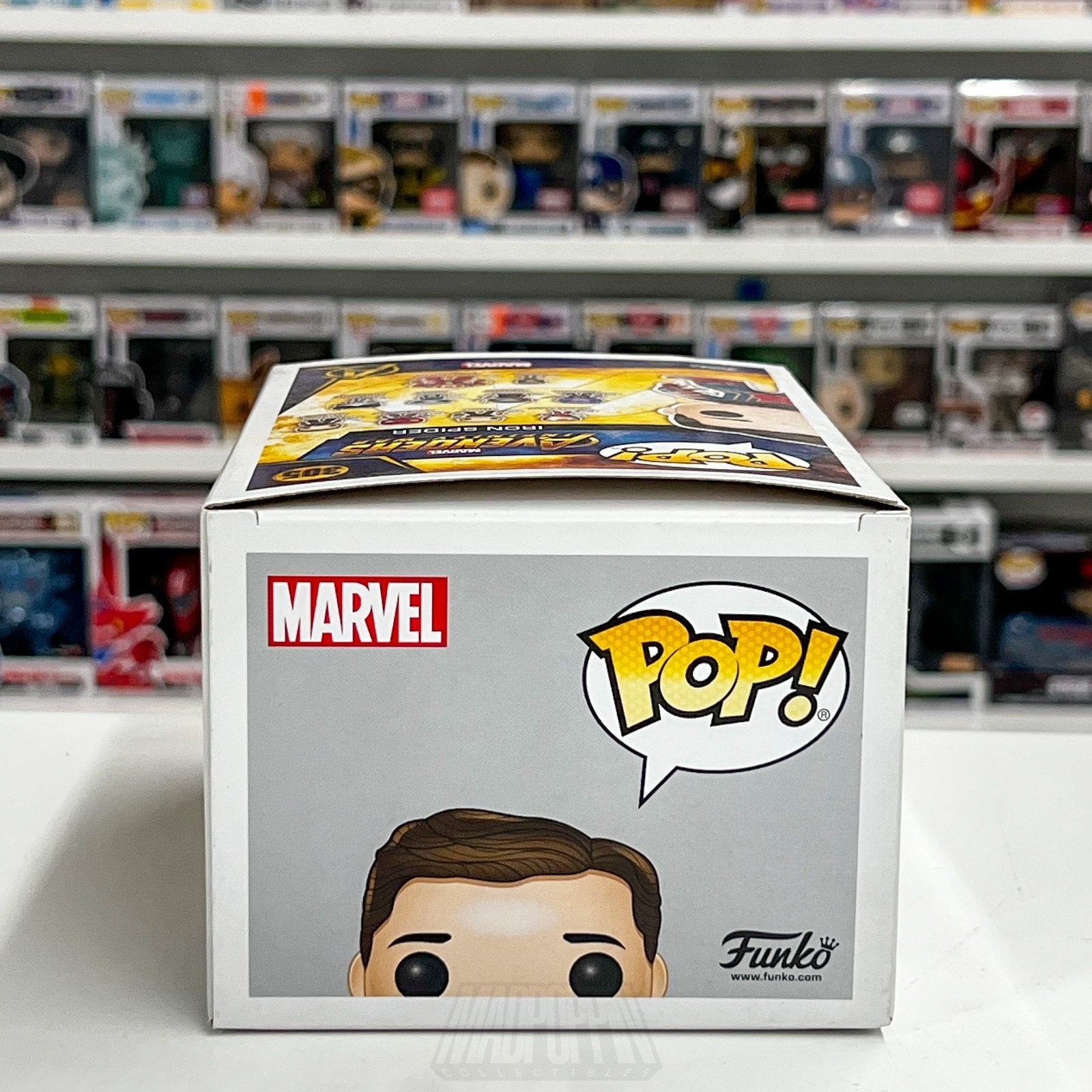 Funko Pop Marvel Avengers Infinity War Iron Spider Unmasked BoxLunch 305 Figure