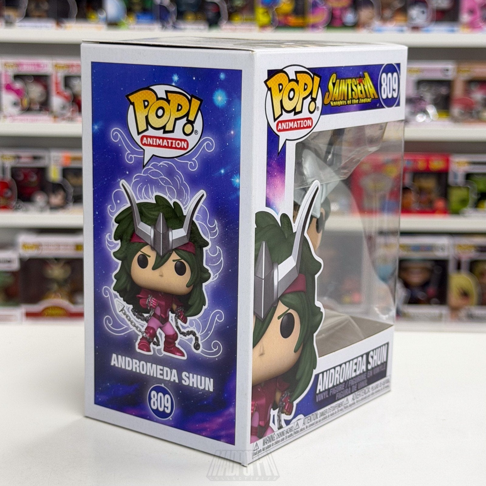 Funko Pop Anime Saint Seiya Andromeda Shun 809 Japanese Manga Toy Vinyl Figure