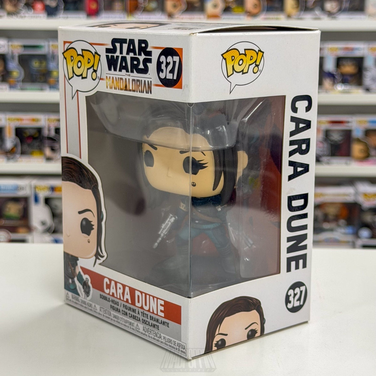 Funko Pop Star Wars The Mandalorian Cara Dune 327 Rebel Mercenary Vinyl Figure