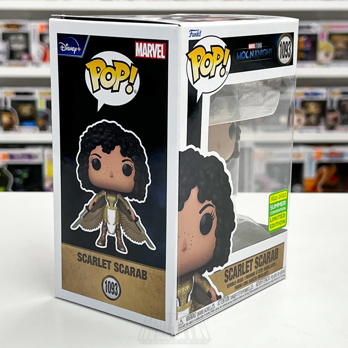 Funko Pop Marvel Moon Knight Scarlet Scarab 1093 Bobble-Head 2022 Summer LE SDCC