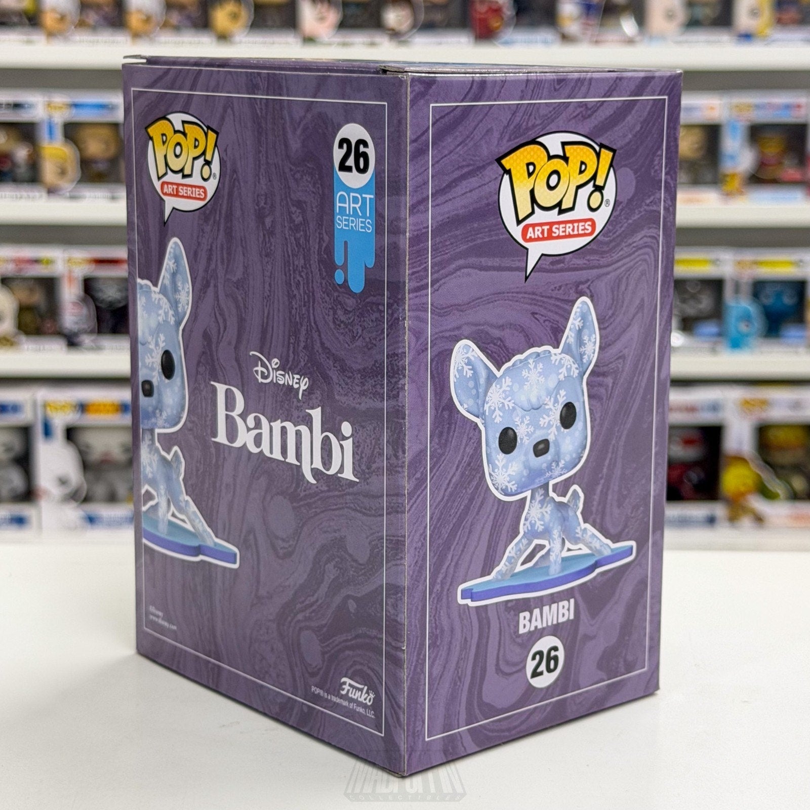 Funko Pop Disney Art Series Bambi Amazon 26 Animation Roe Deer Toy Vinyl Figure
