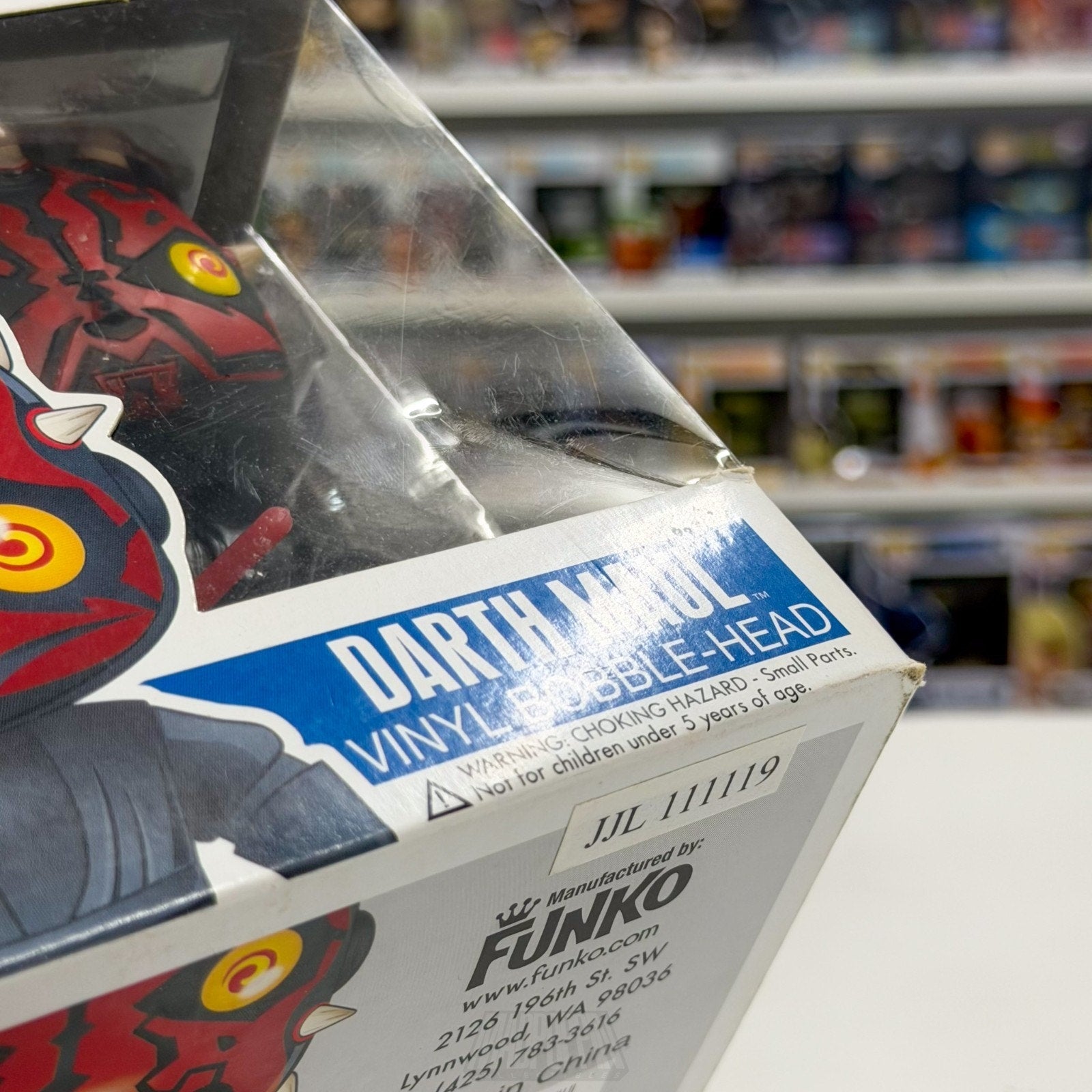Funko Pop Star Wars Darth Maul Original Blue Box Large Font 09 Sith Vinyl Figure