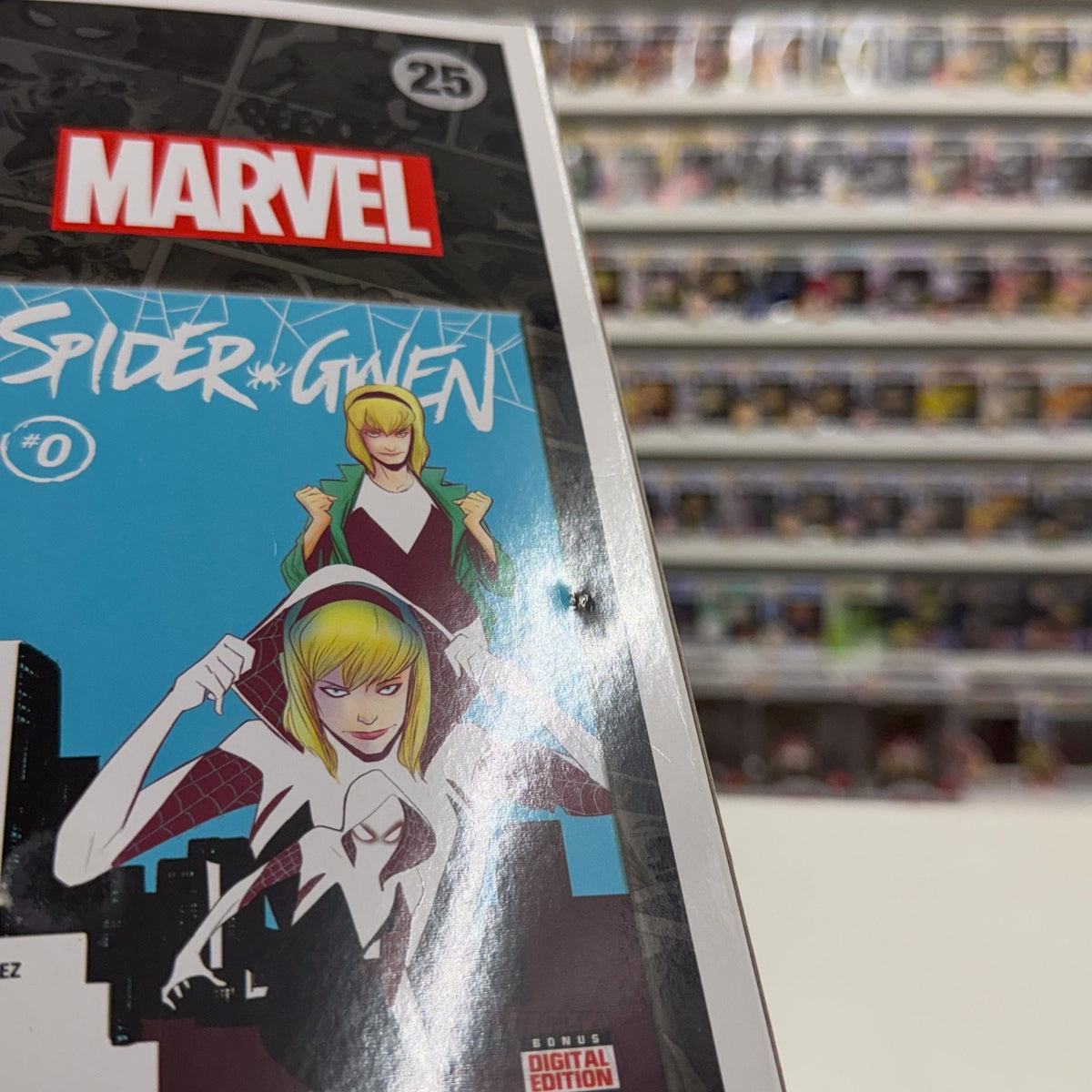 Funko Pop Marvel Comic Covers Spider-Gwen Target 25 Vinyl Figure