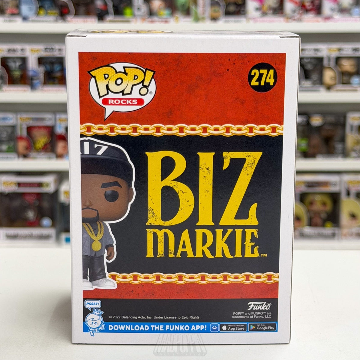Funko Pop Rocks Biz Markie 274 Just A Friend Music Hip Hop Rap NYC Vinyl Figure