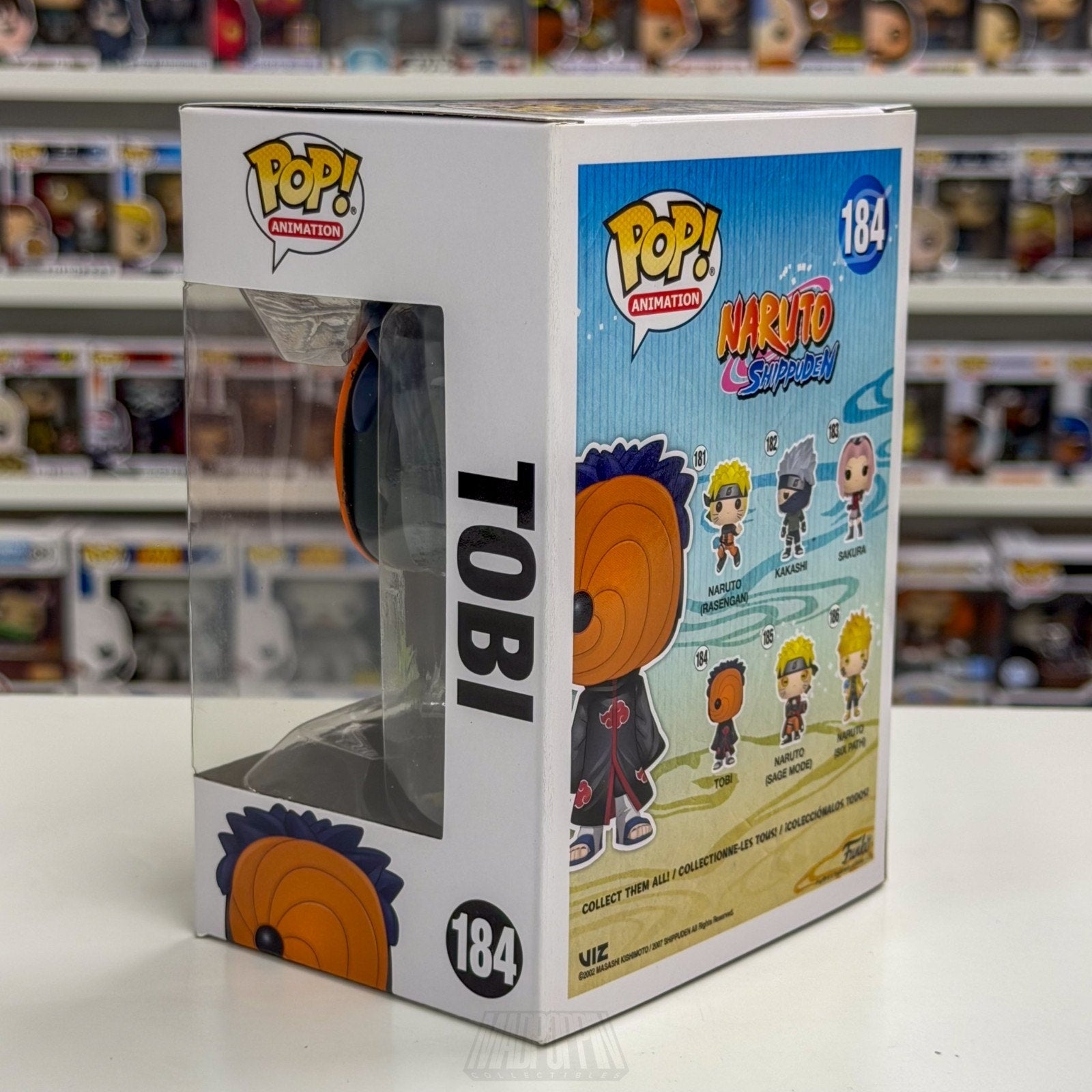 Funko Pop Anime Naruto Tobi Obito Uchiha 184 Japanese Manga Toy Vinyl Figure