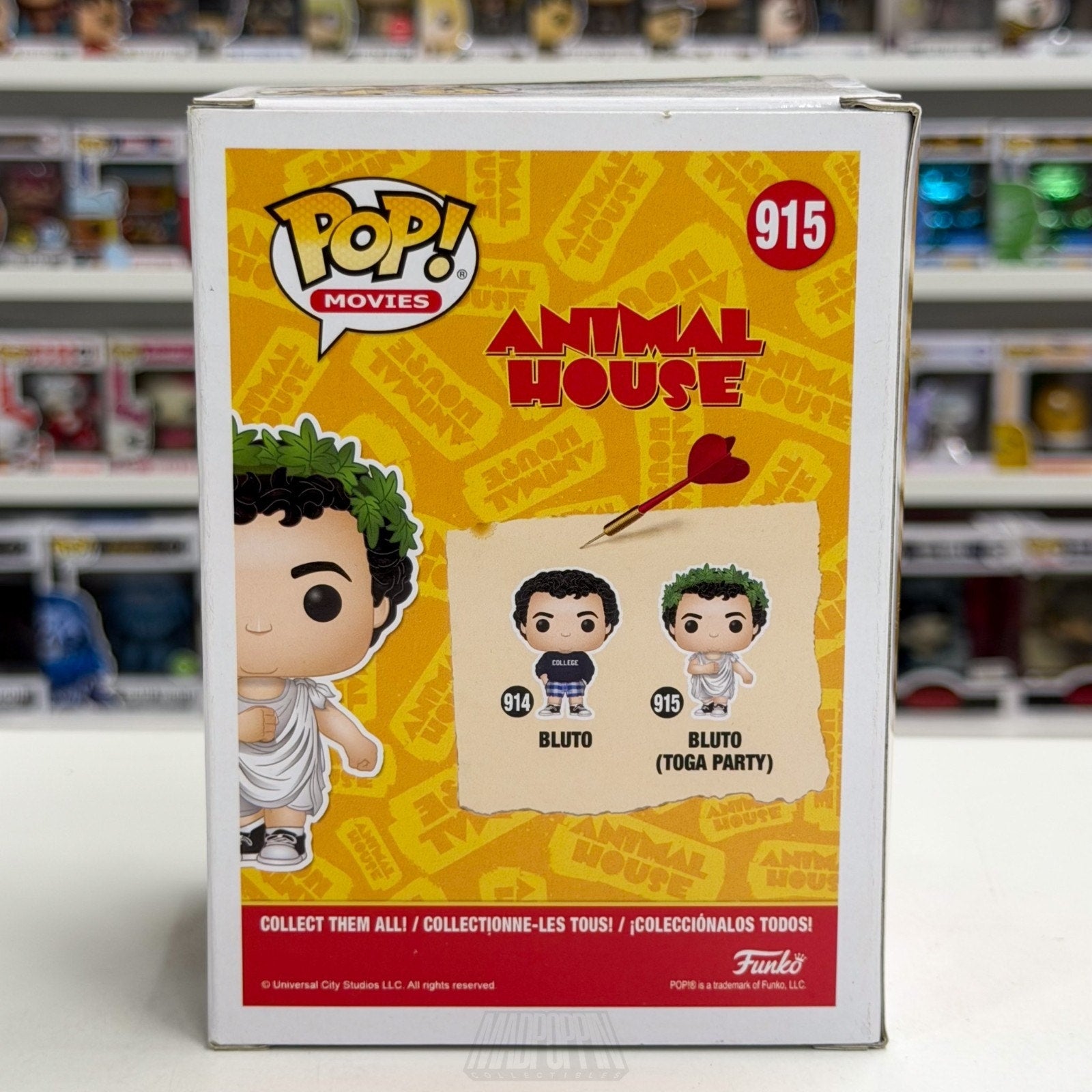 Funko Pop Movies Animal House John Bluto Blutarsky Toga Party 915 Vinyl Figure