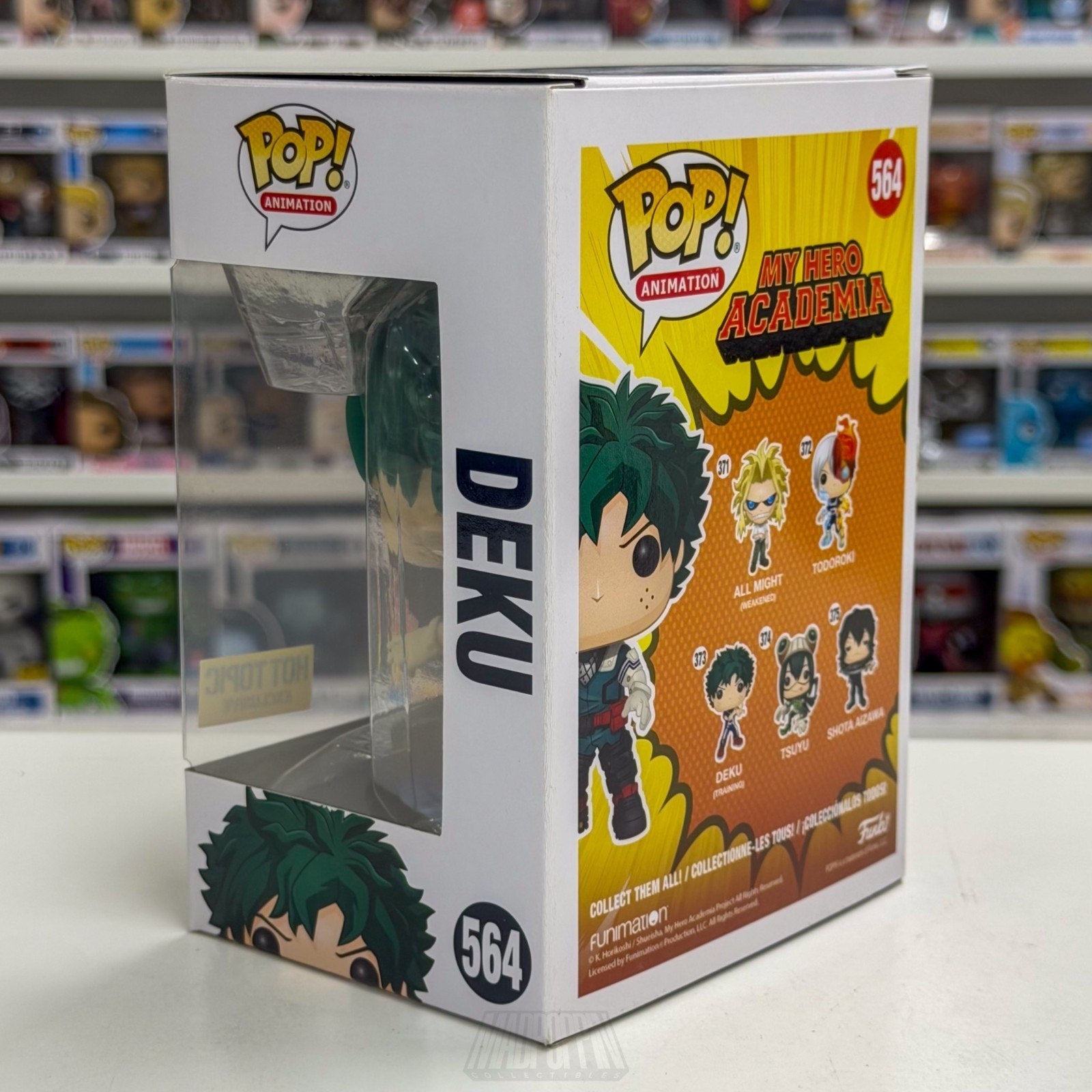 Funko Pop Anime My Hero Academia Deku Hot Topic 564 Japan Manga Toy Vinyl Figure