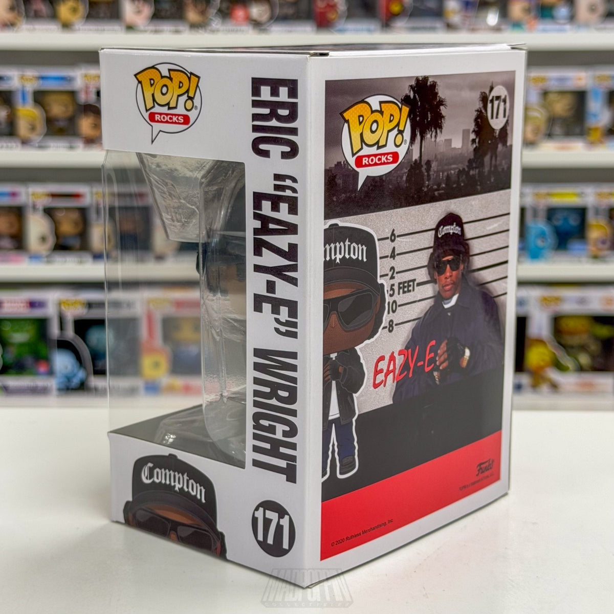 Funko Pop Rocks NWA Eric Eazy-E Wright 171 Gangsta Rap Hip Hop Toy Vinyl Figure