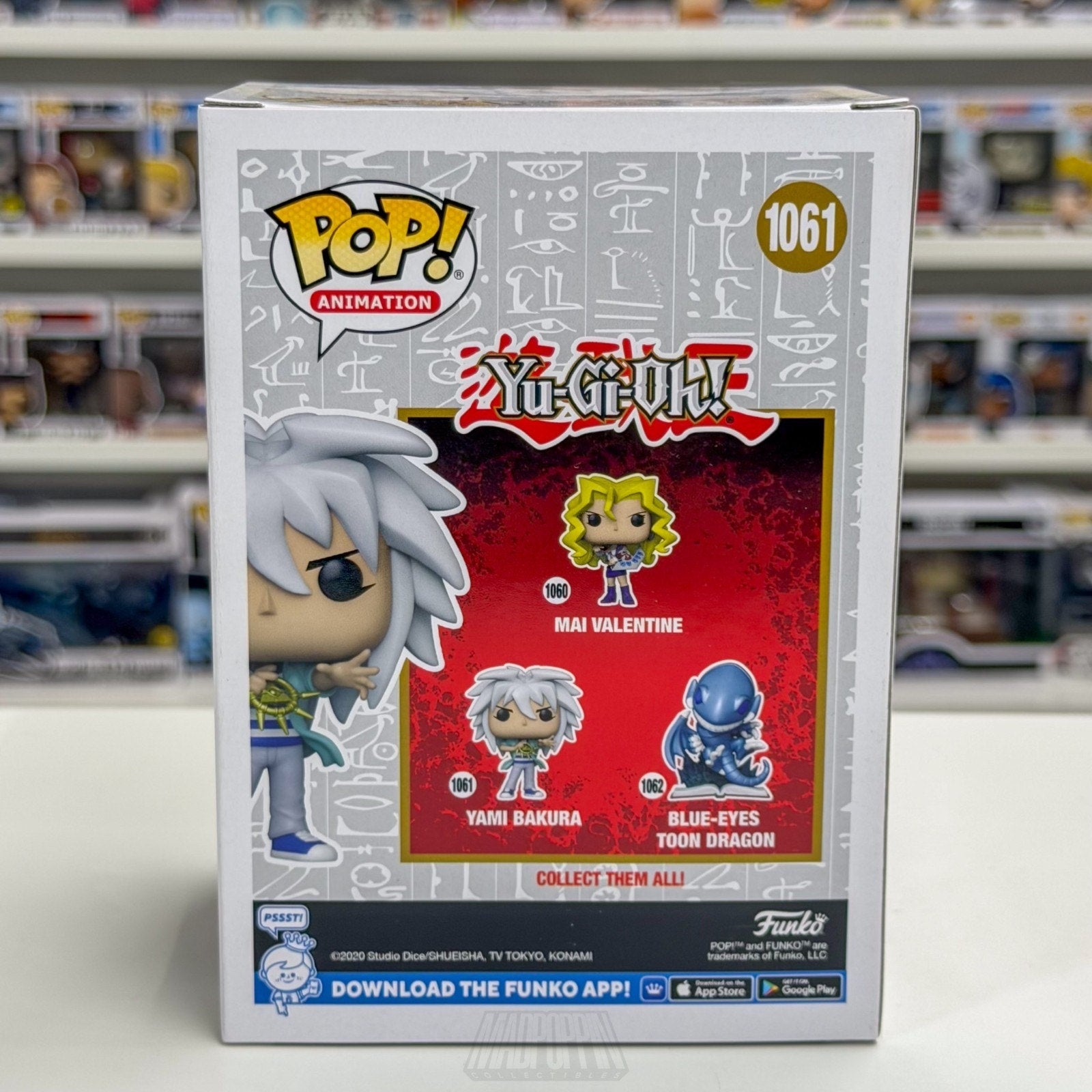 Funko Pop Anime Yu-Gi-Oh Yami Bakura 1061 TCG Japanese Manga Toy Vinyl Figure