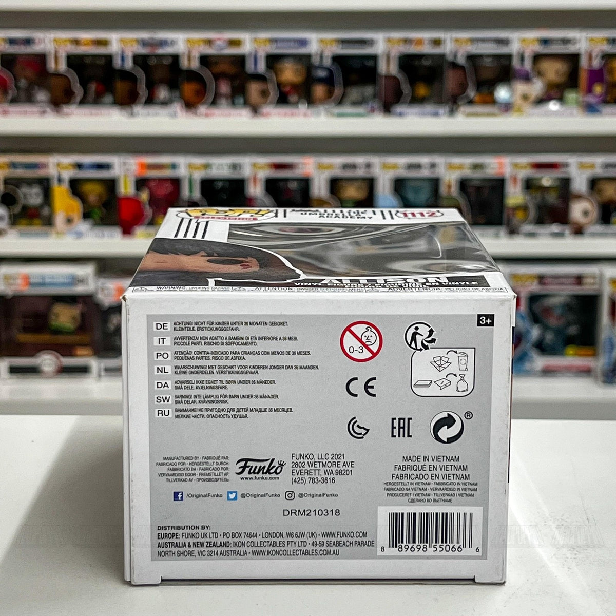 Funko Pop Television Umbrella Academy Allison 1112 Netflix Vinyl Figure NIB