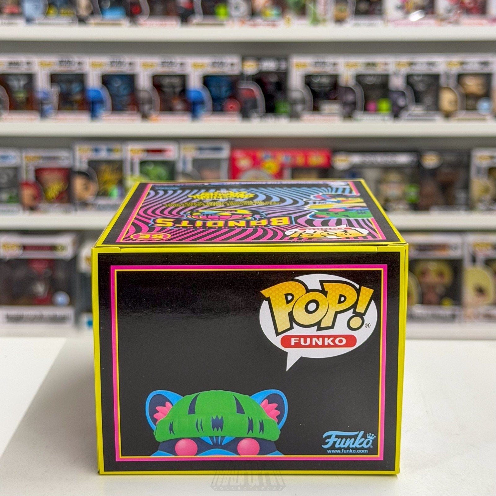 Funko Pop Fundays Blacklight Battle Bandits LE 6250 SE Raccoon Toy Vinyl Figure