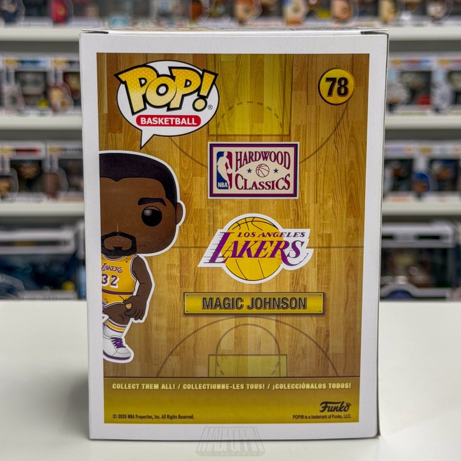 Funko Pop NBA Basketball Los Angeles Lakers HWC Magic Johnson 78 Vinyl Figure