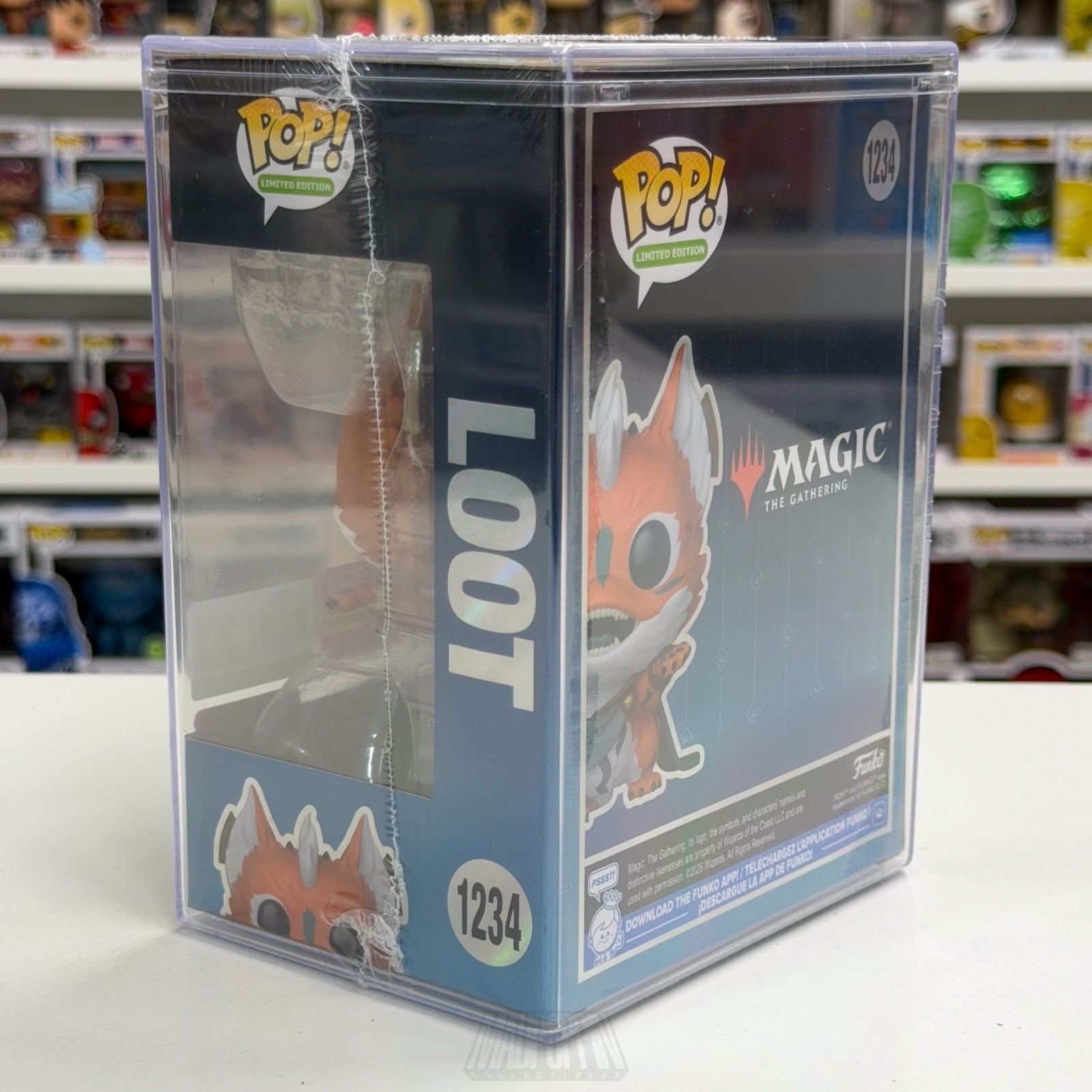 Funko Pop Magic The Gathering Loot 1234 LE 5000 SDCC 2026 ULTRA Toy CON STICKER