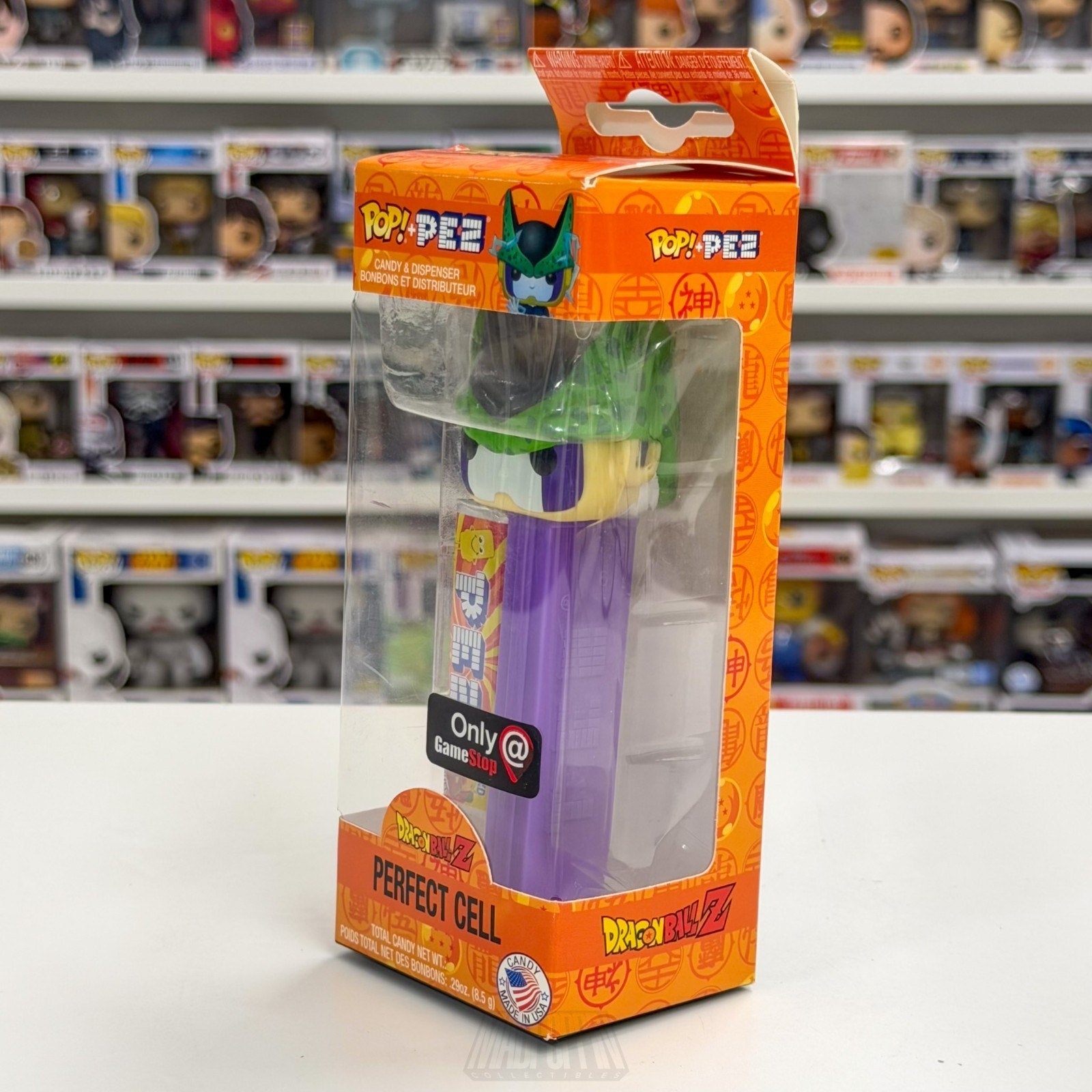 Funko Pop Pez Anime Dragon Ball Z Perfect Cell GameStop Candy Retro Vinyl Figure