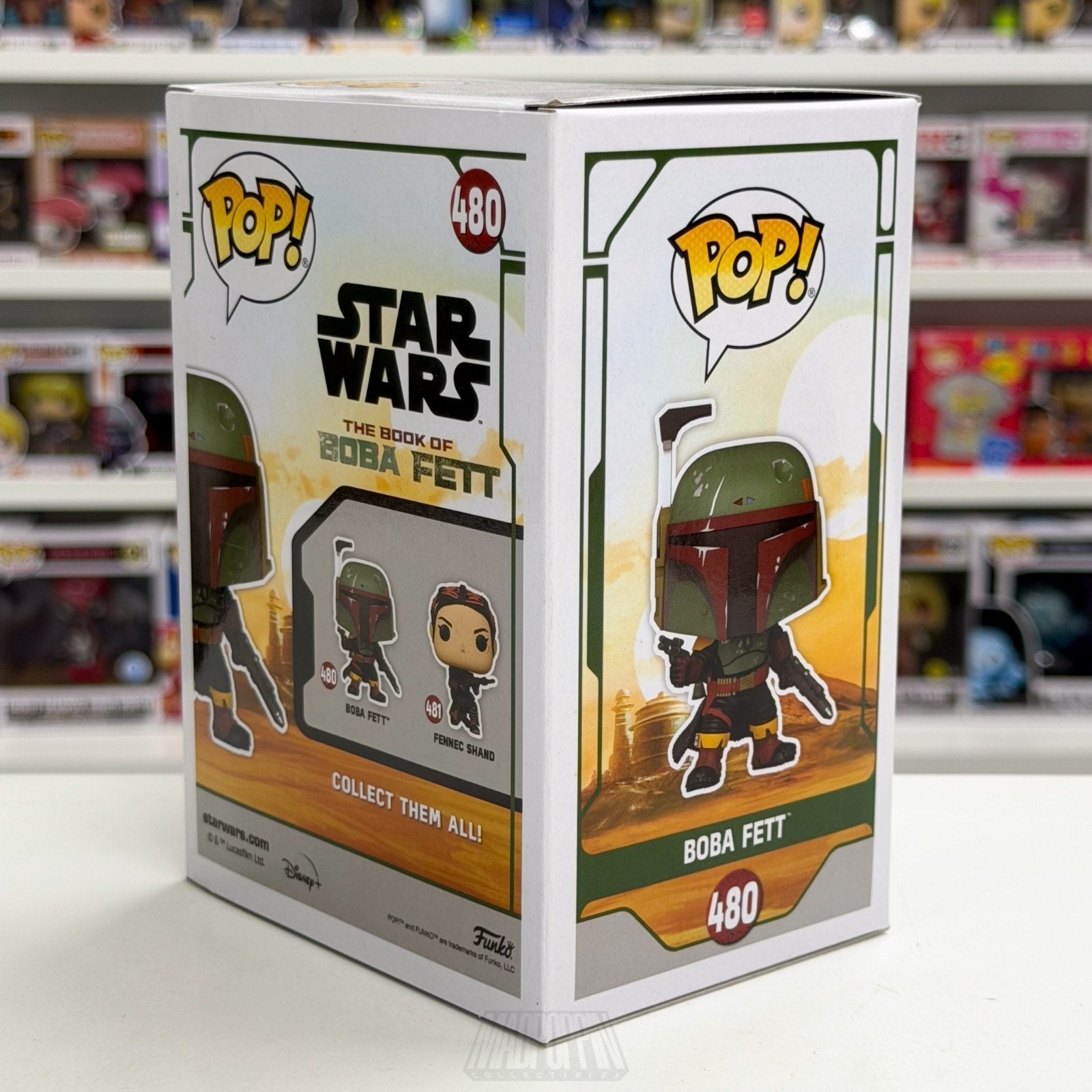 Funko Pop Star Wars Book of Boba Fett 480 Disney+ Bounty Hunter Toy Vinyl Figure