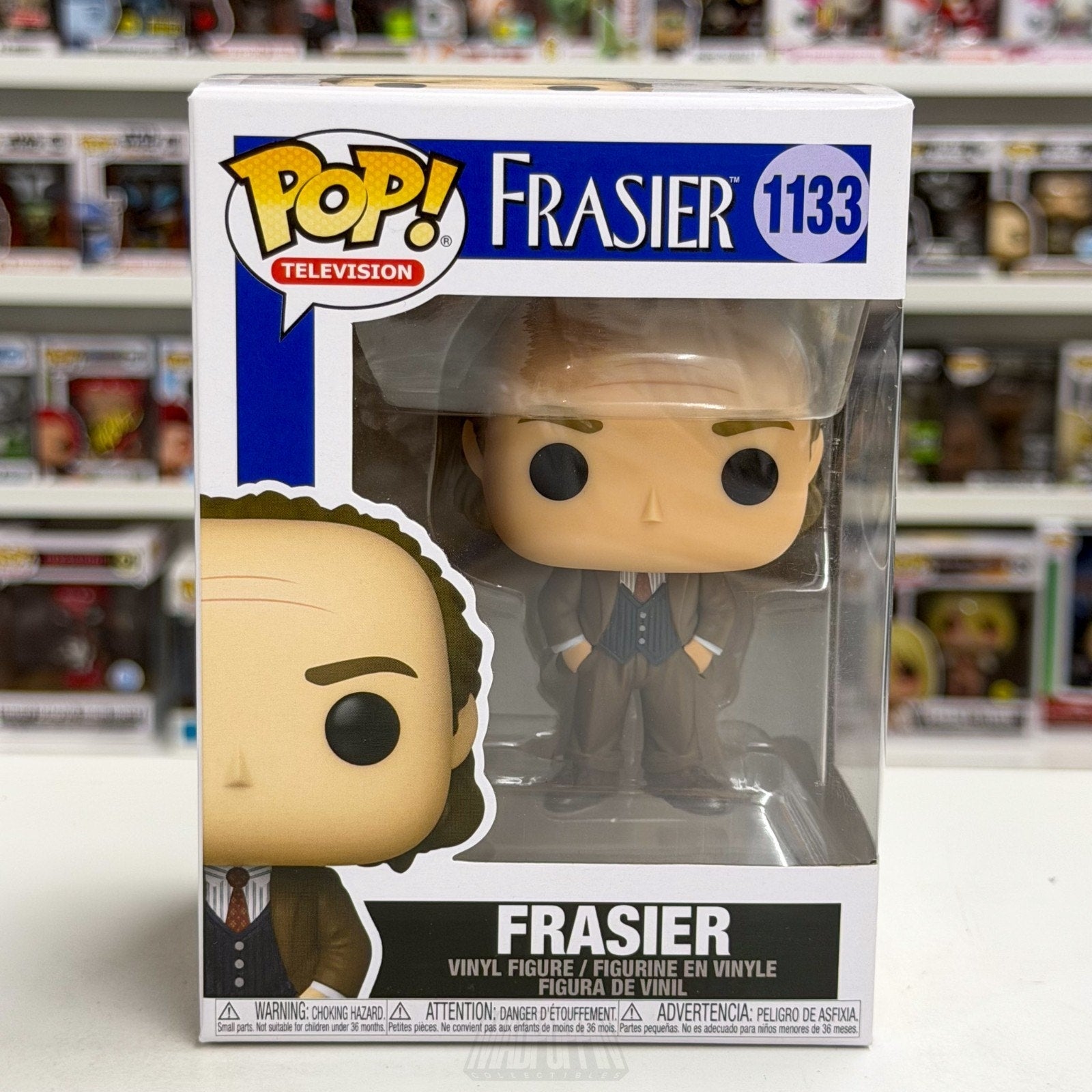 Funko Pop TV Frasier Crane 1133 NBC Sitcom Cheers Spin-Off Psychiatrist Figure