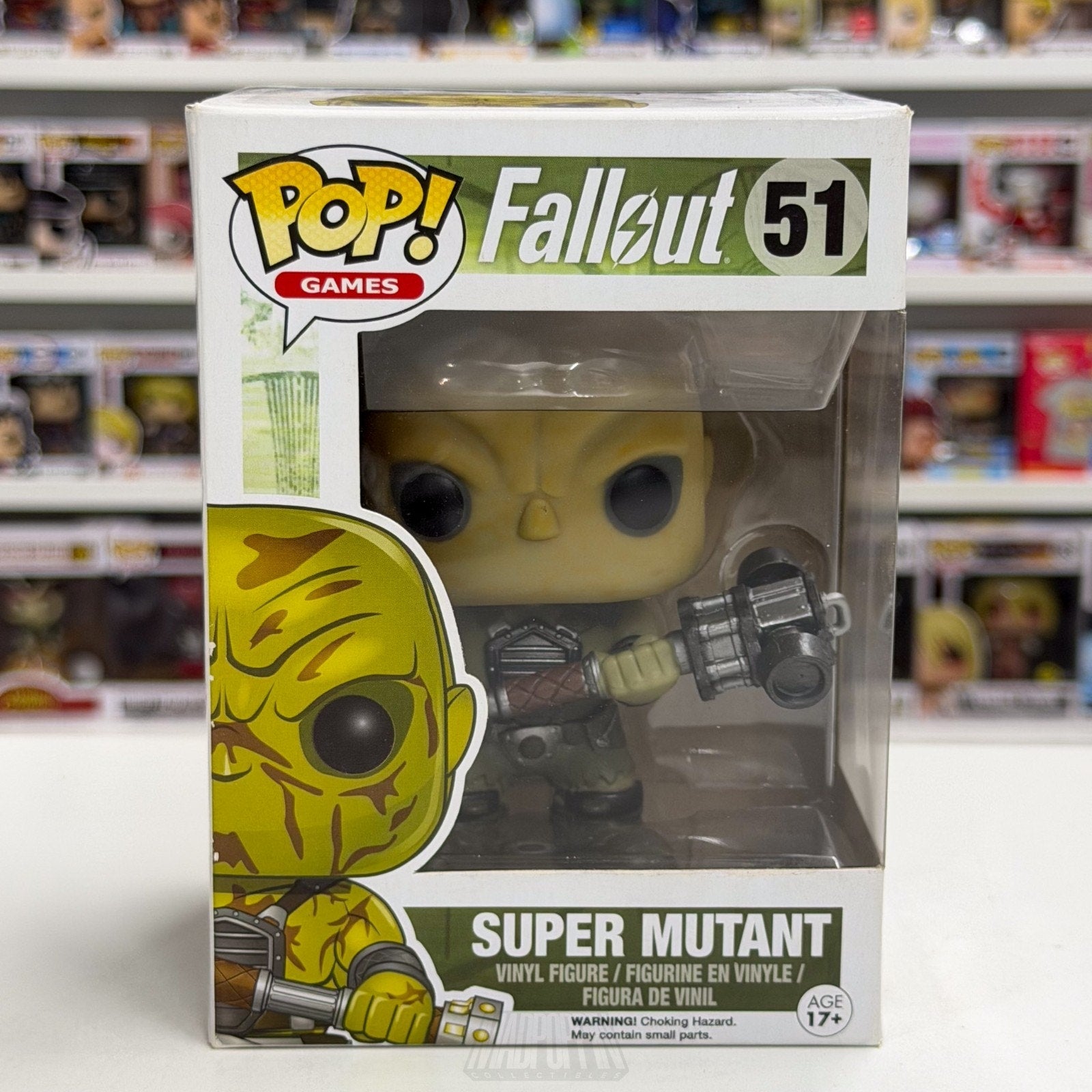 Funko Pop Games Fallout Super Mutant 51 Post-Apocalyptic Humanoid Vinyl Figure
