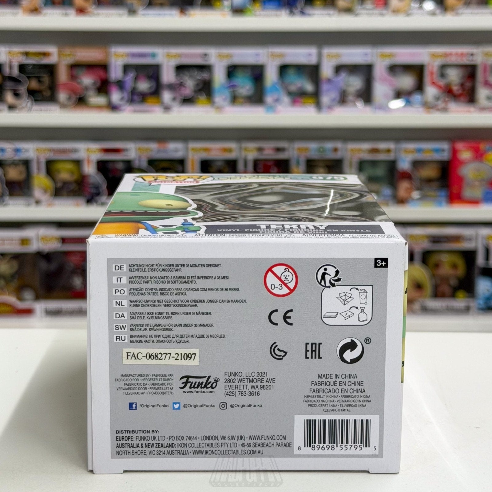 Funko Pop Animation Solar Opposites Terry 975 TV Show Alien Family Vinyl Figure
